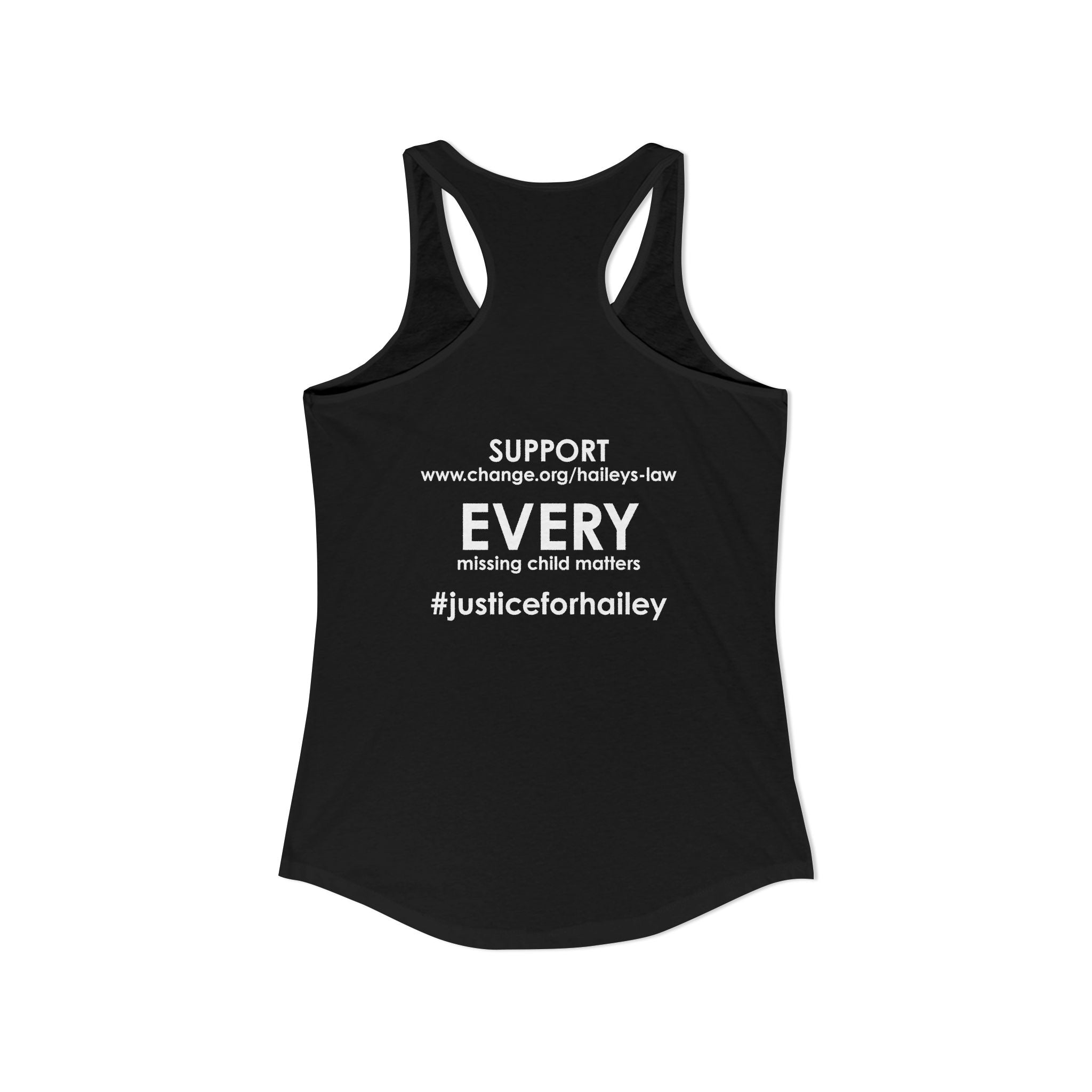 Hailey's Law Awareness Racerback Tank