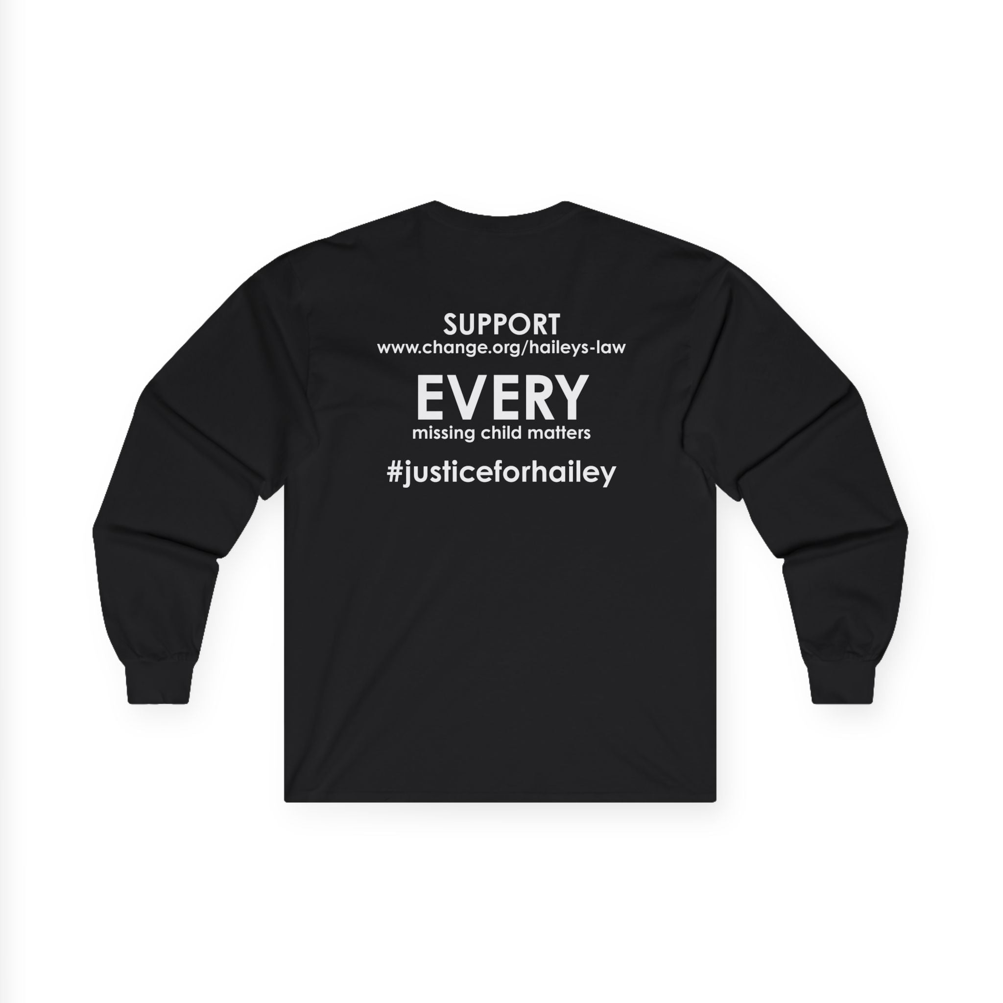 Hailey's Law Awareness Long Sleeve Tee