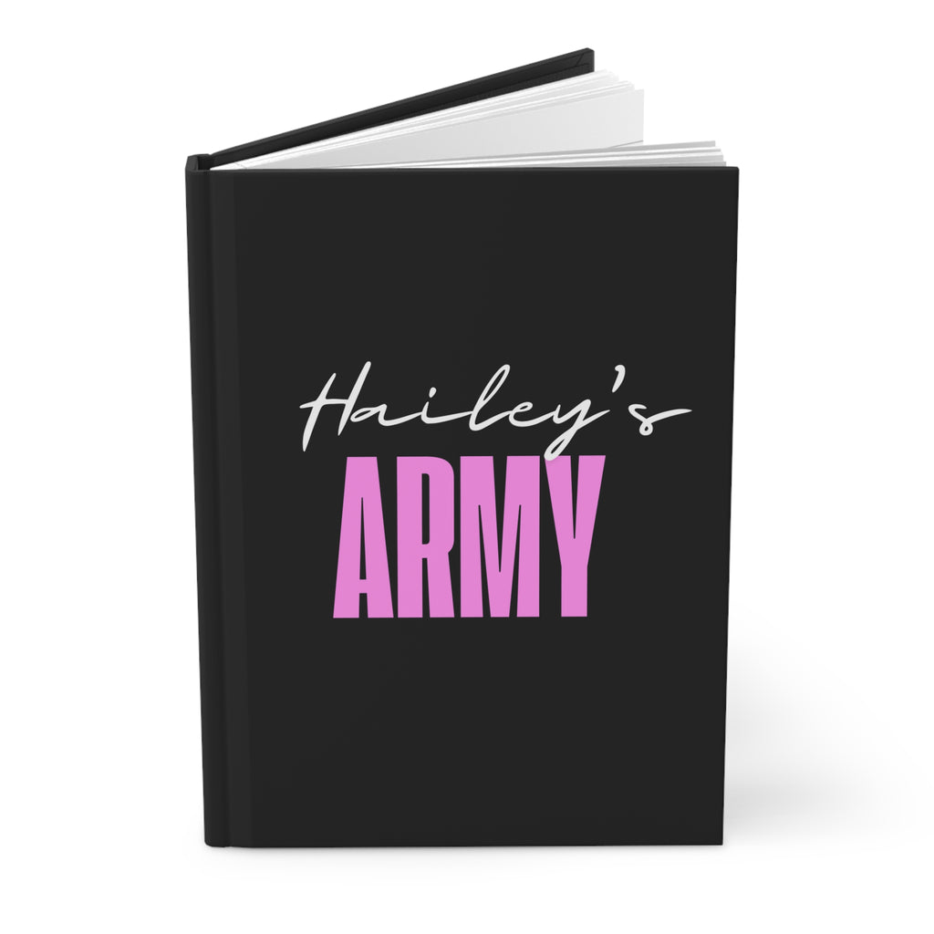Hailey’s Army Hardcover Journal