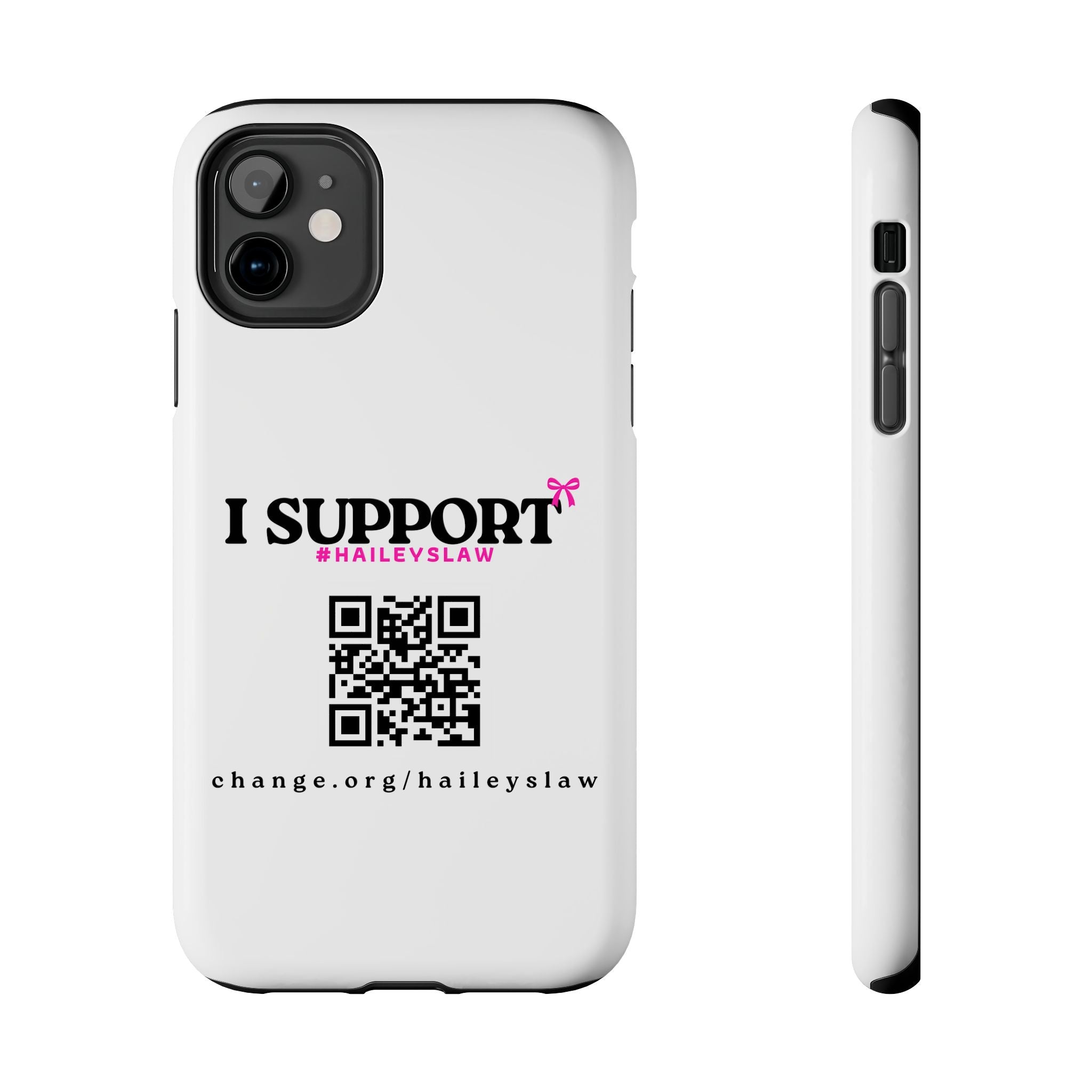 Support Hailey's Law Phone Case - QR Petition