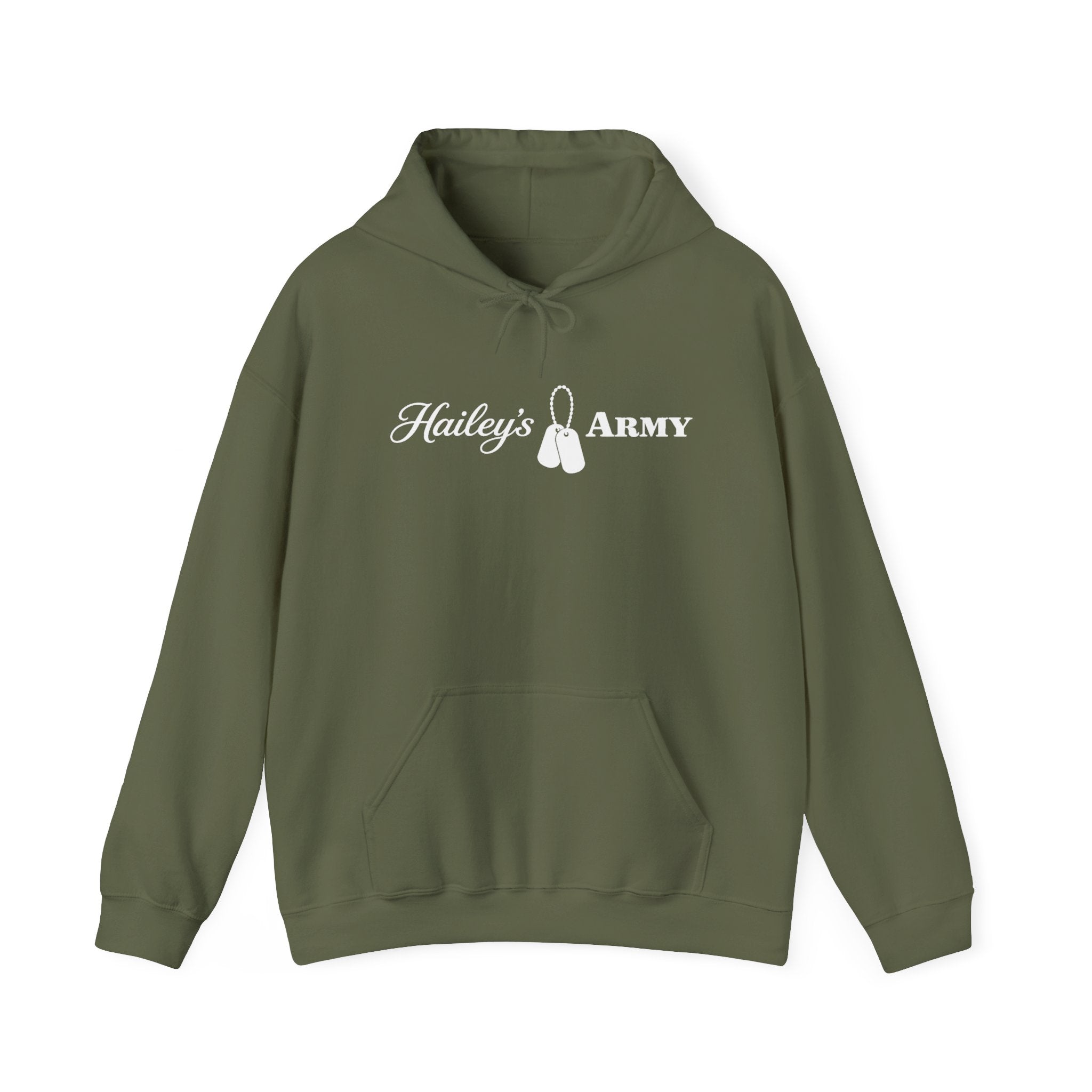 Hailey's Army Dog Tag Hoodie