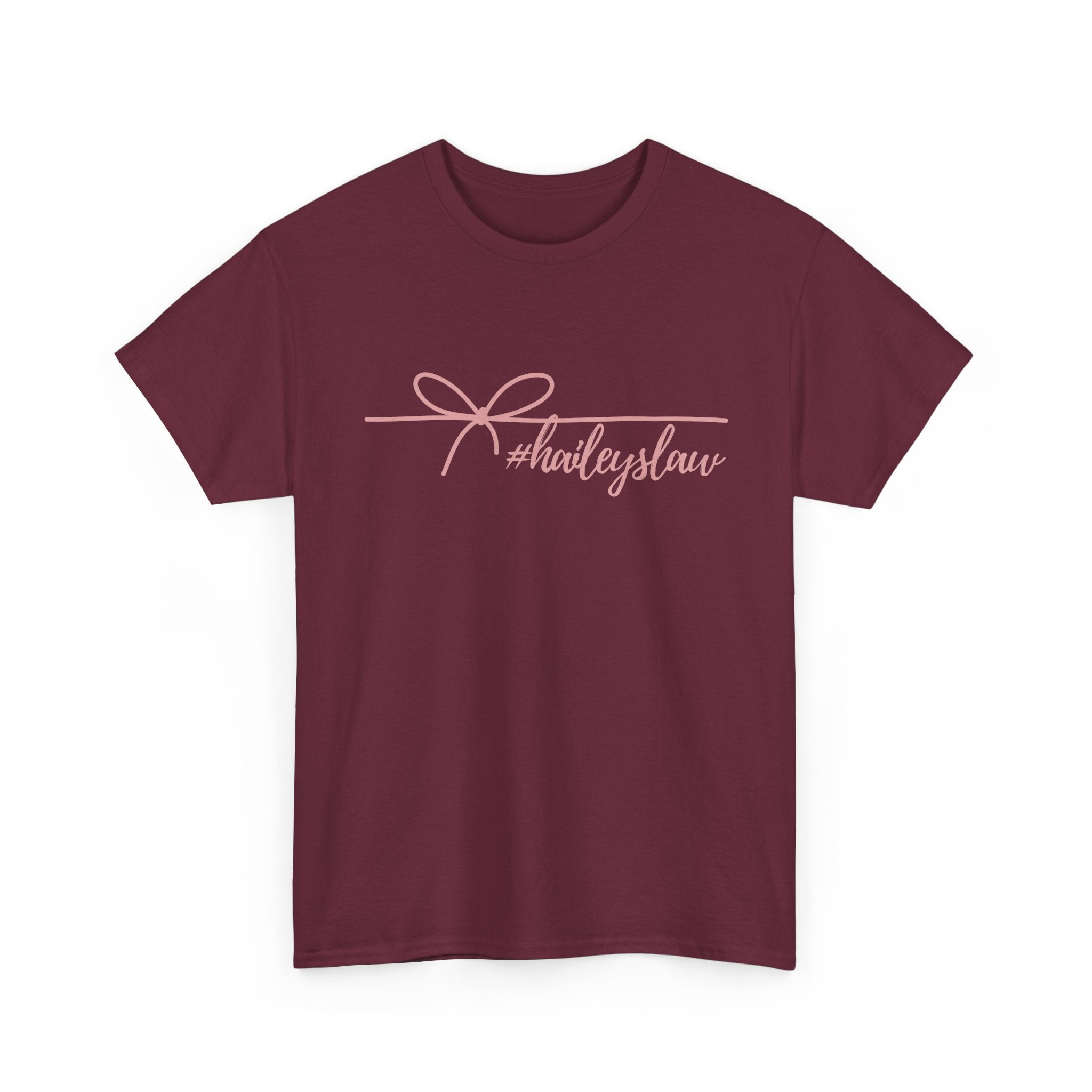 Hailey's Law Signature Script Tee