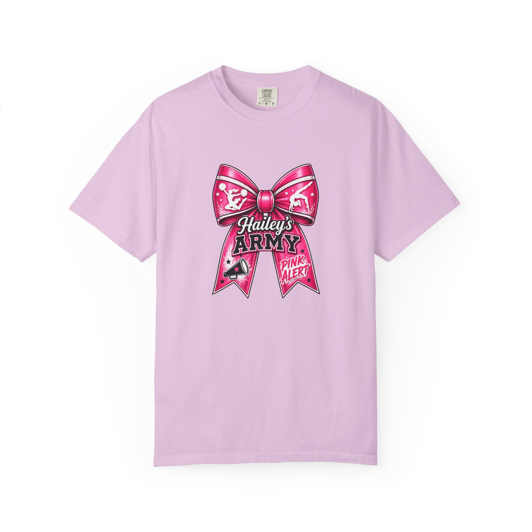 Hailey's Army Gymnastics/Cheer Bow Tee