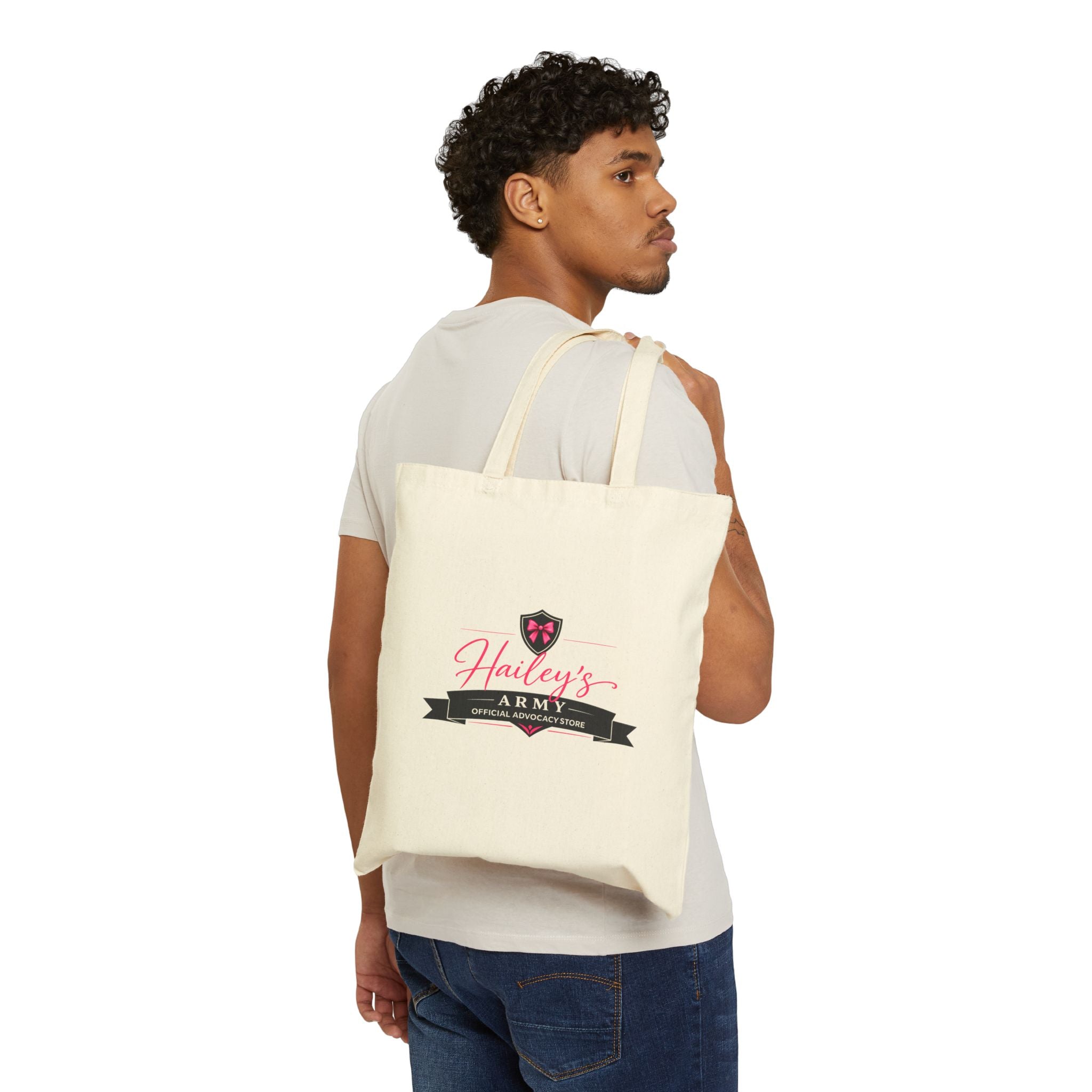 Hailey’s Army Official Advocacy Store Canvas Tote