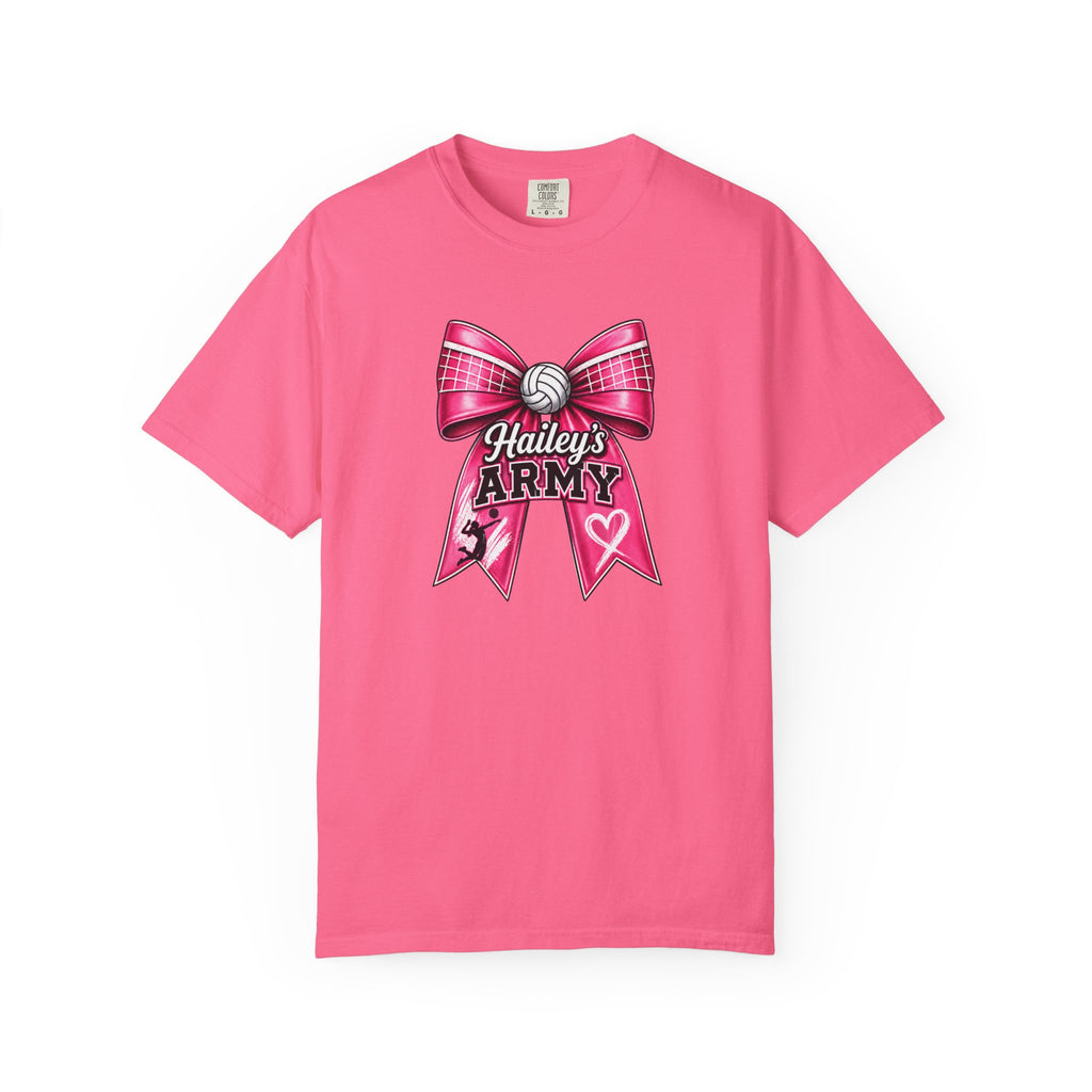 Hailey's Army Volleyball Bow Tee