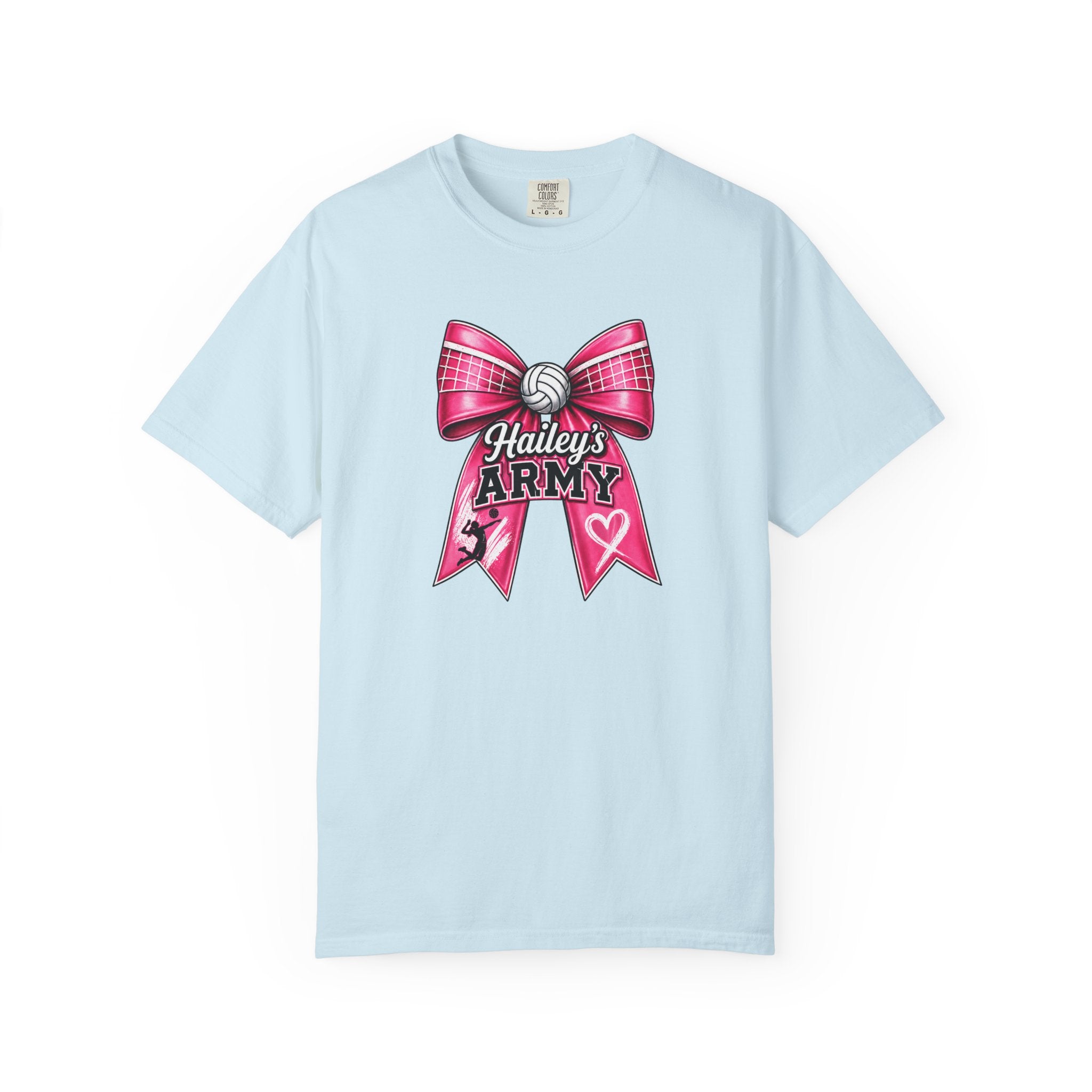 Hailey's Army Volleyball Bow Tee