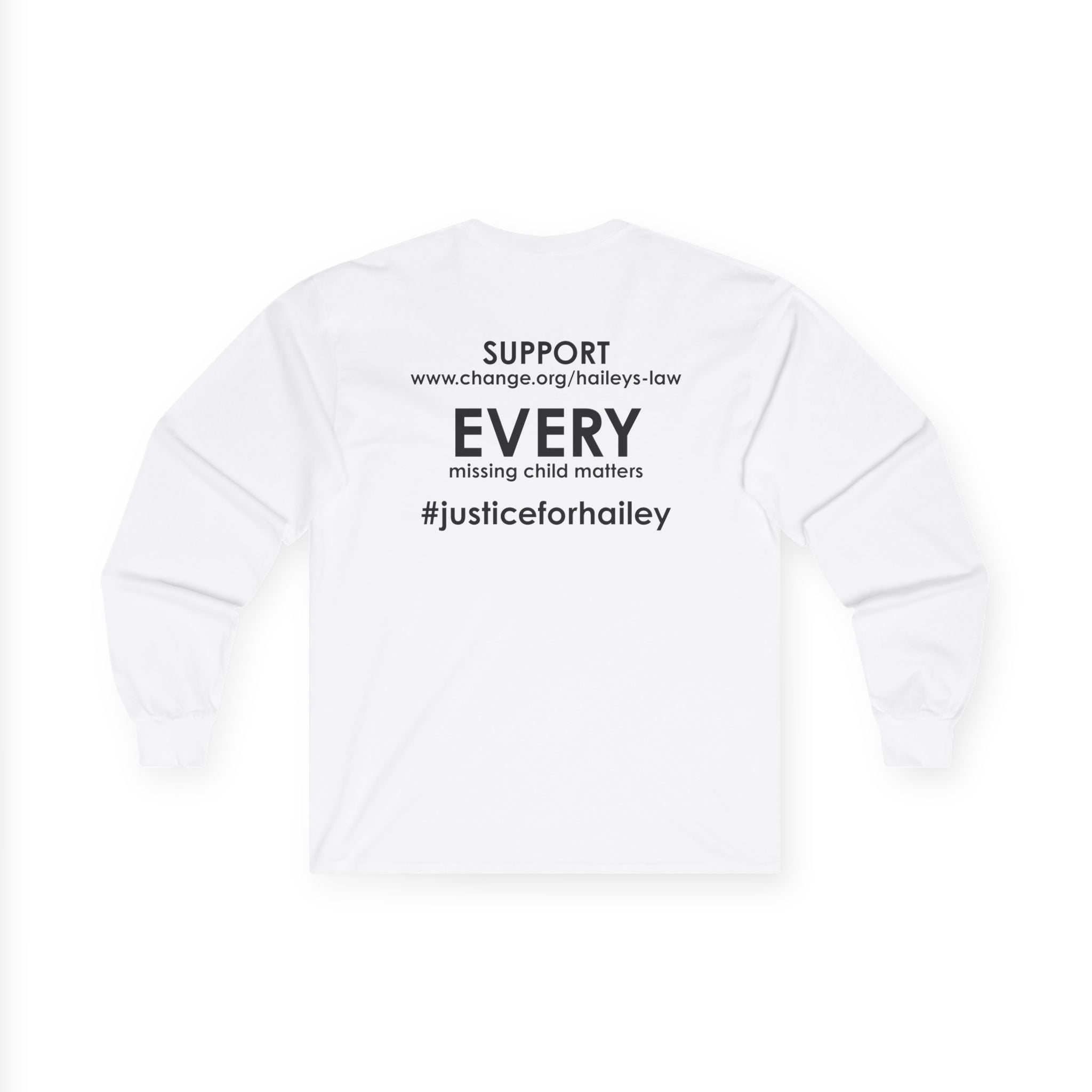 Hailey's Law Awareness Long Sleeve Tee