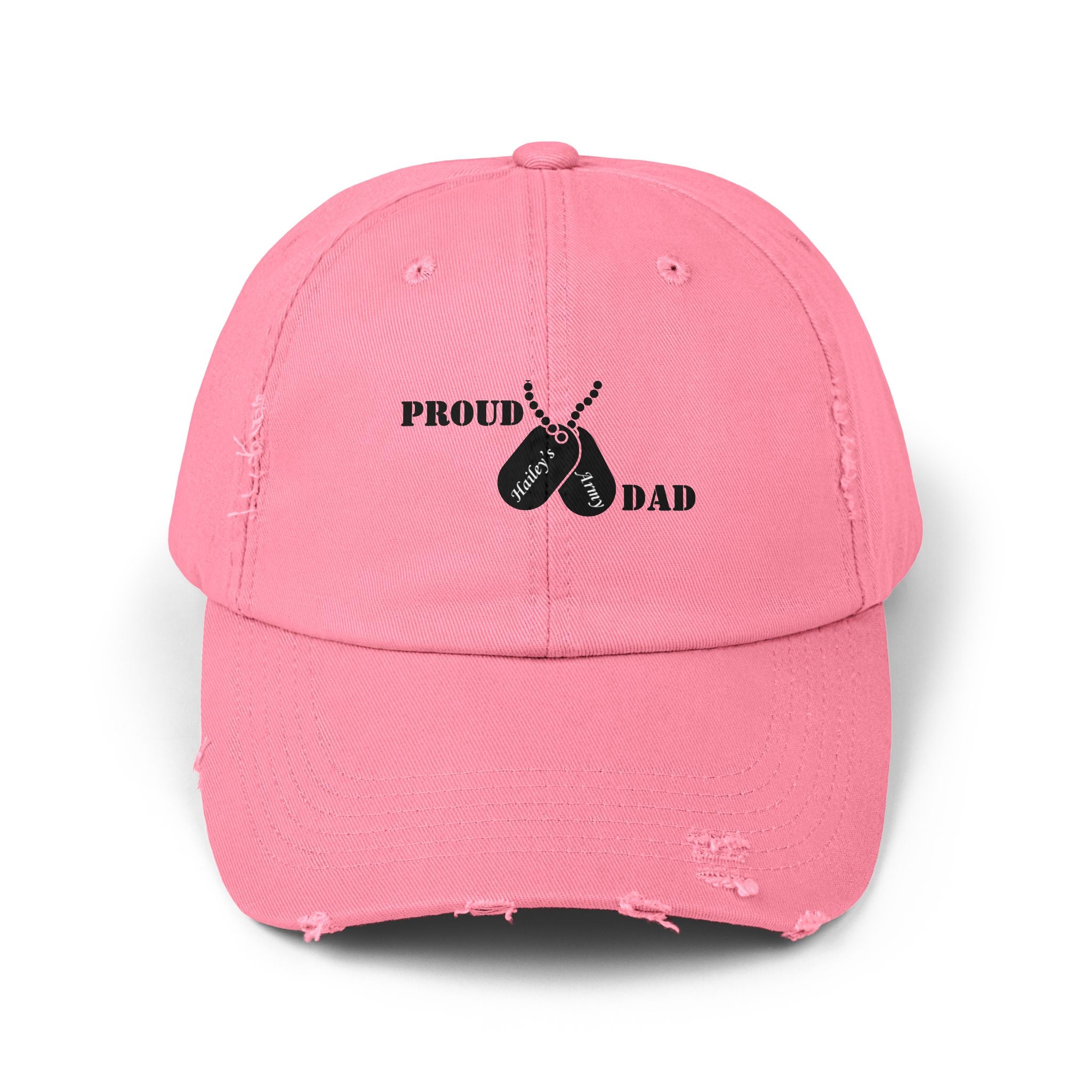 Proud Dad Dog Tag Hat