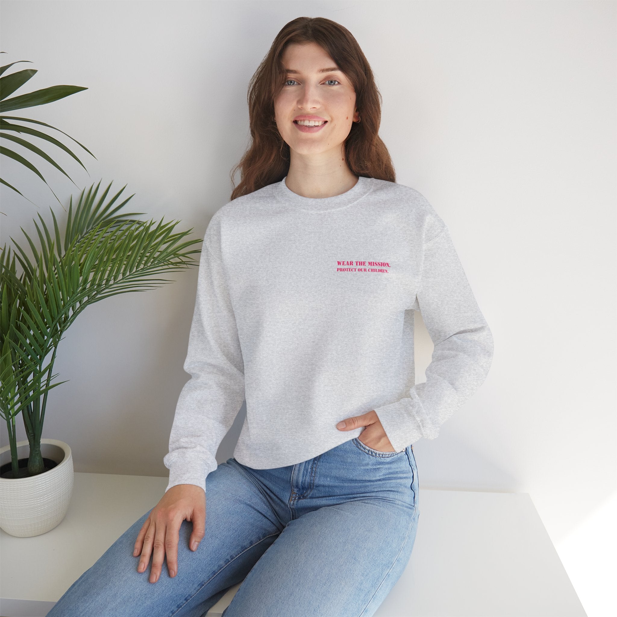 Wear the Mission Crewneck Sweatshirt
