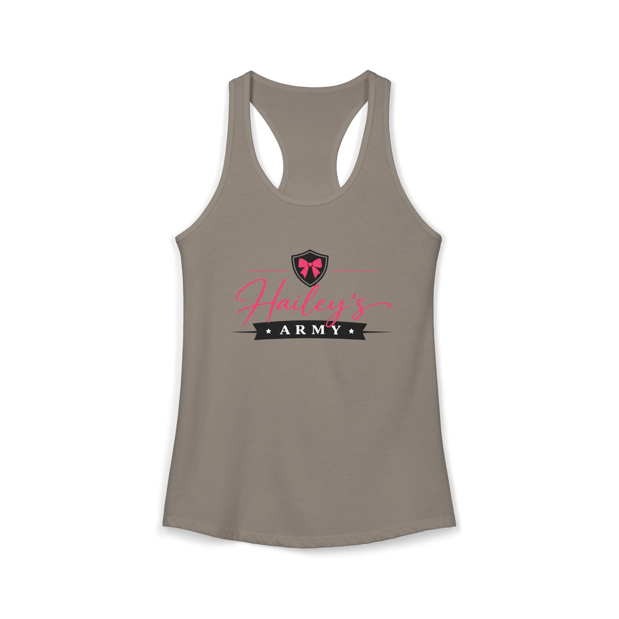 Hailey's Army Logo Racerback Tank