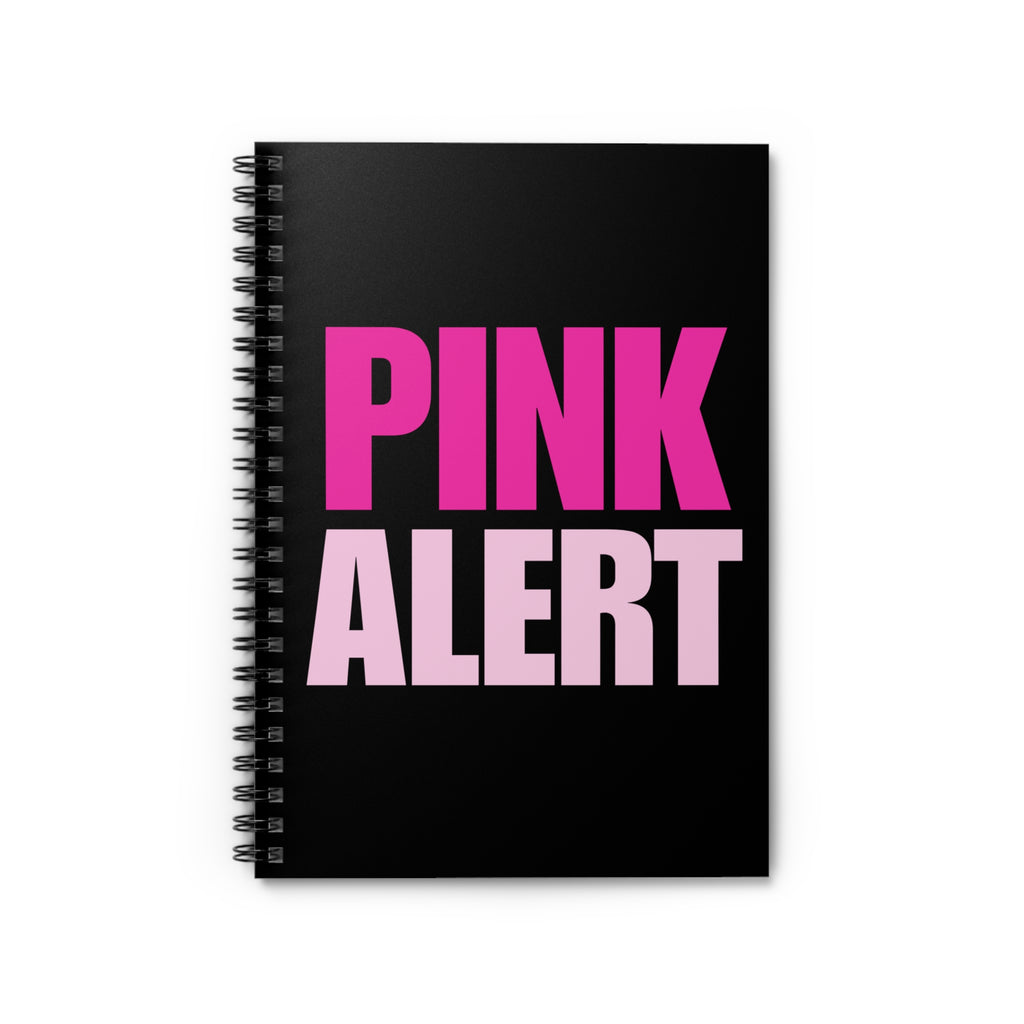 Pink Alert Spiral Notebook