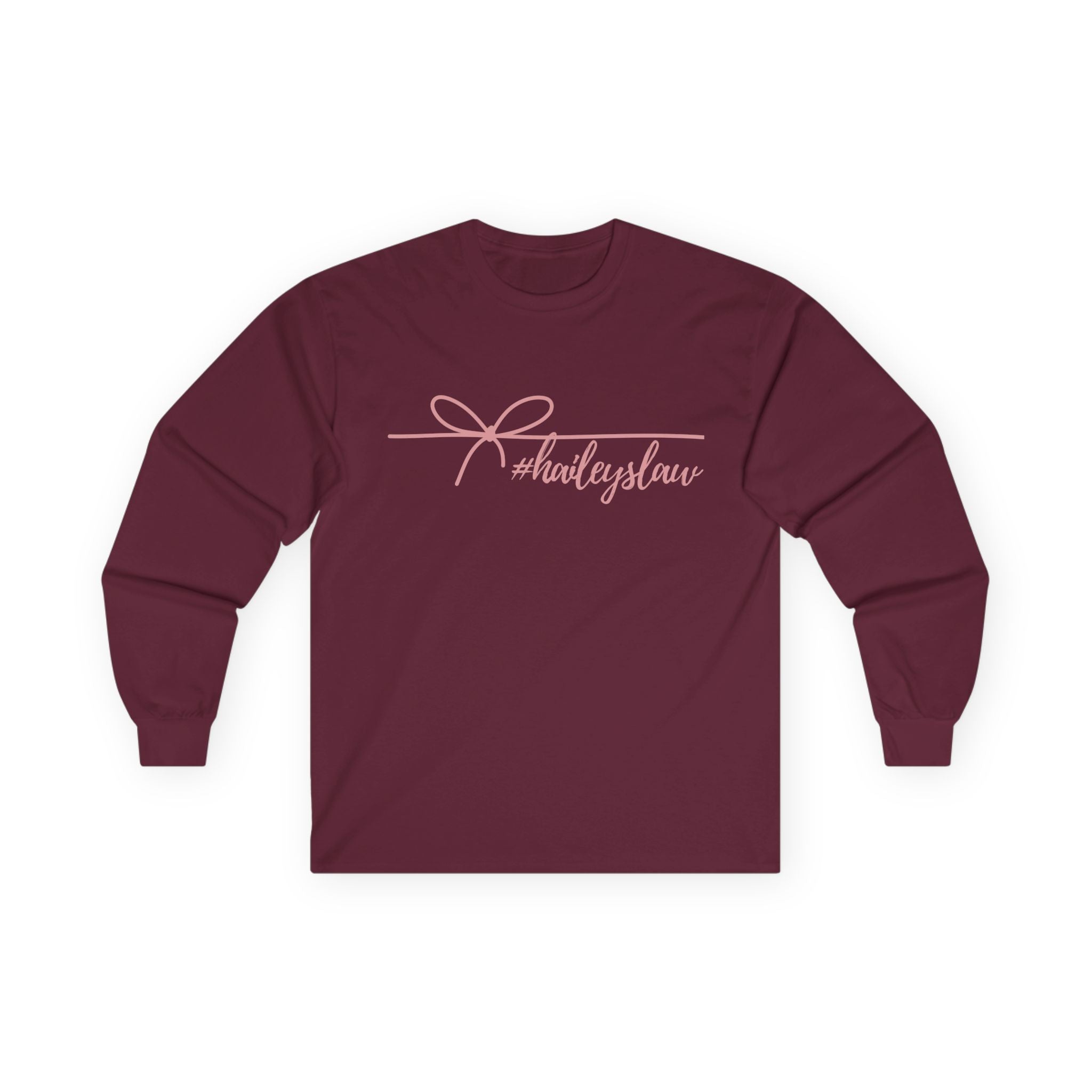 Hailey's Law Signature Script Long Sleeve Tee