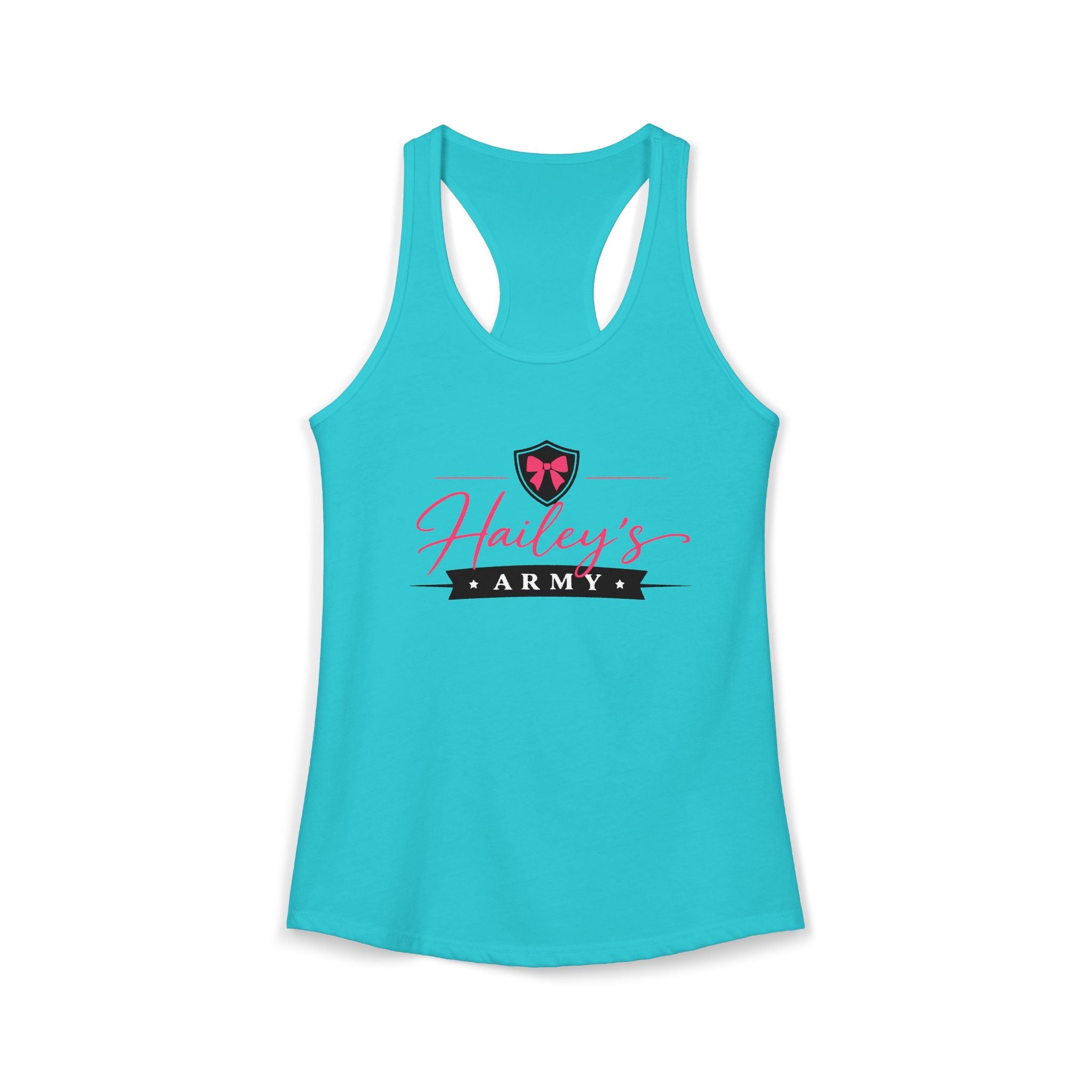 Hailey's Army Logo Racerback Tank