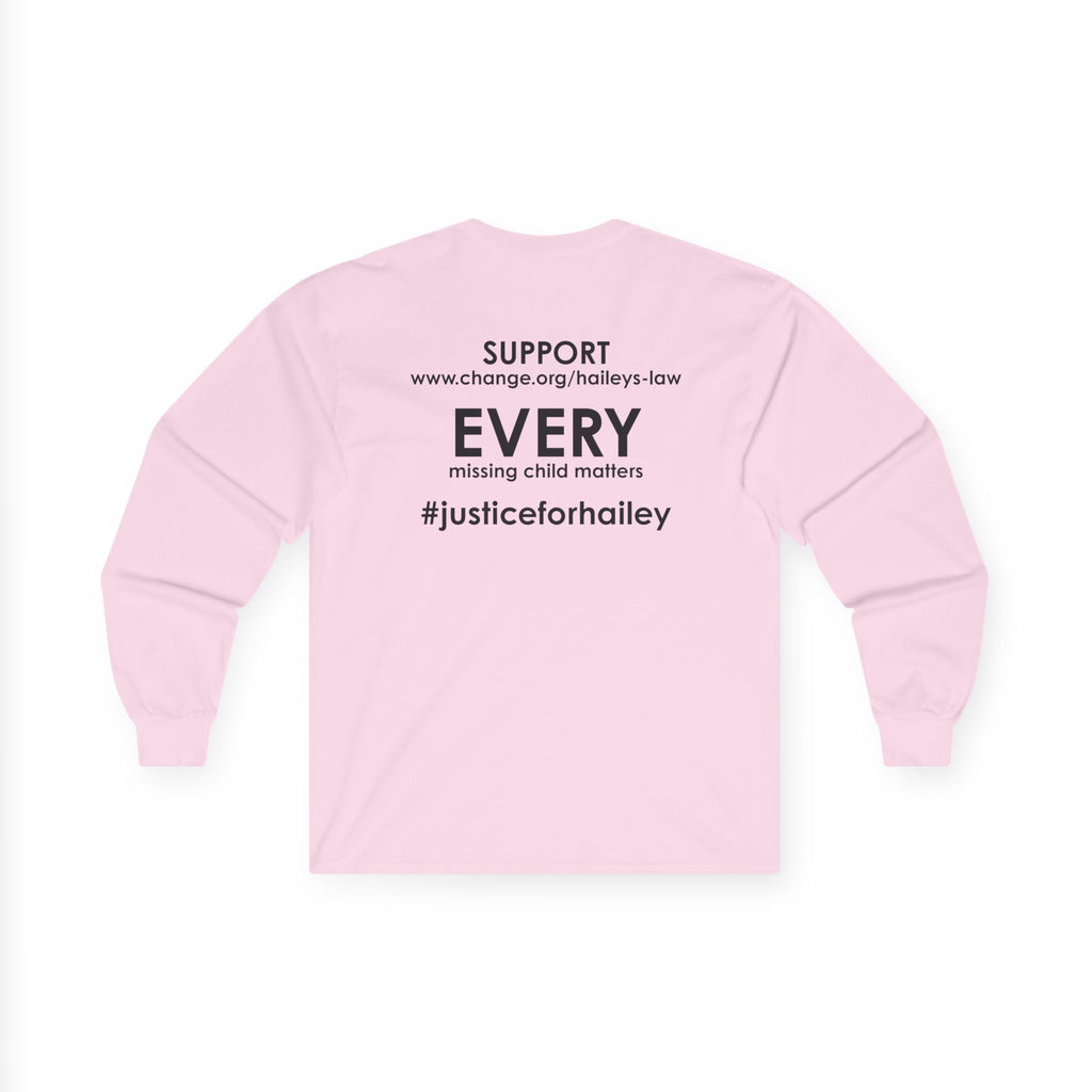 Hailey's Law Awareness Long Sleeve Tee