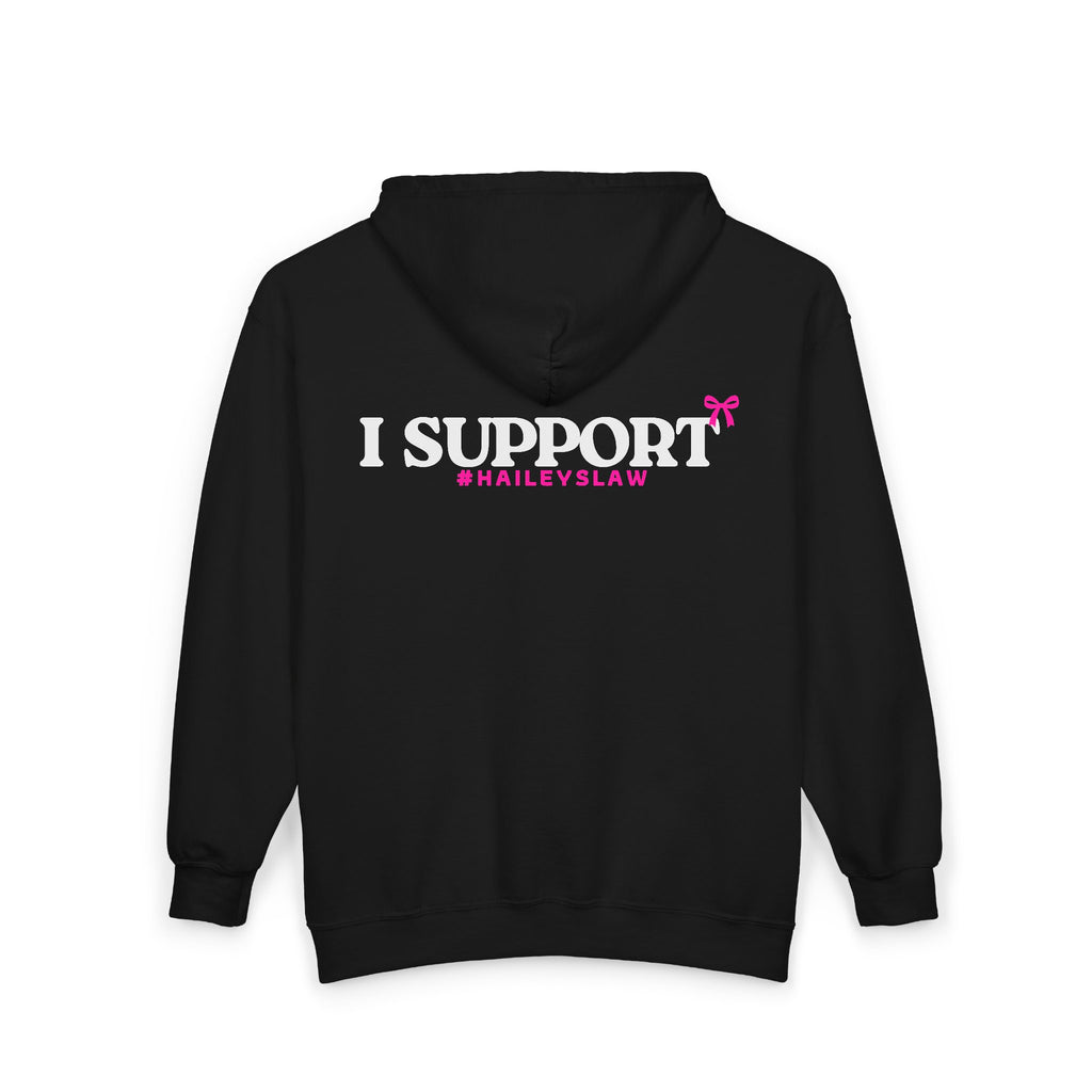 Support Hailey's Law Zip Hoodie