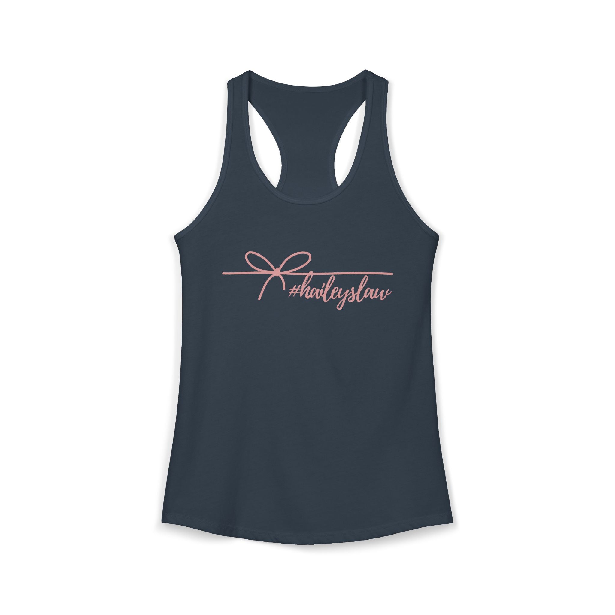 Hailey's Law Signature Script Racerback Tank