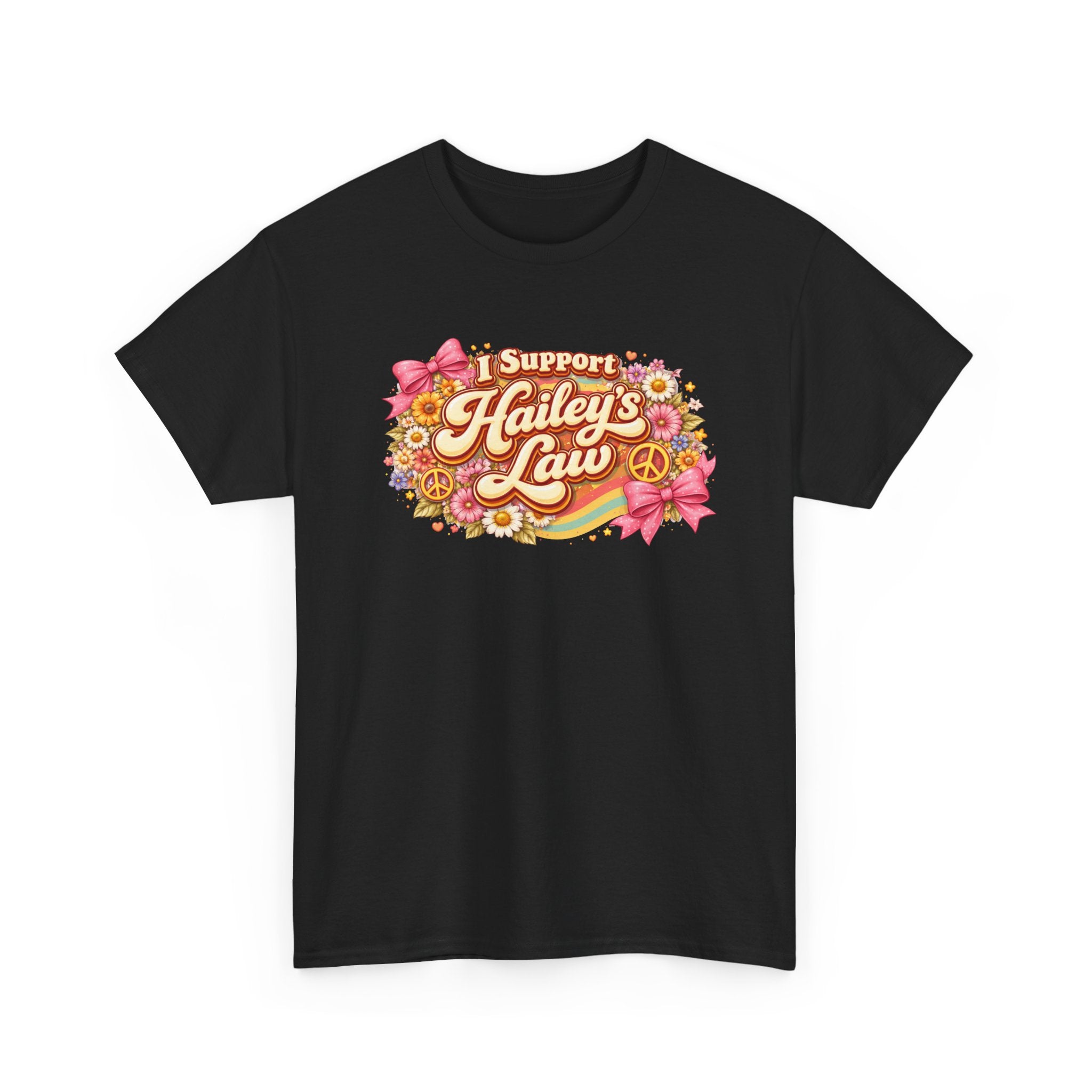 Retro Floral Support Tee