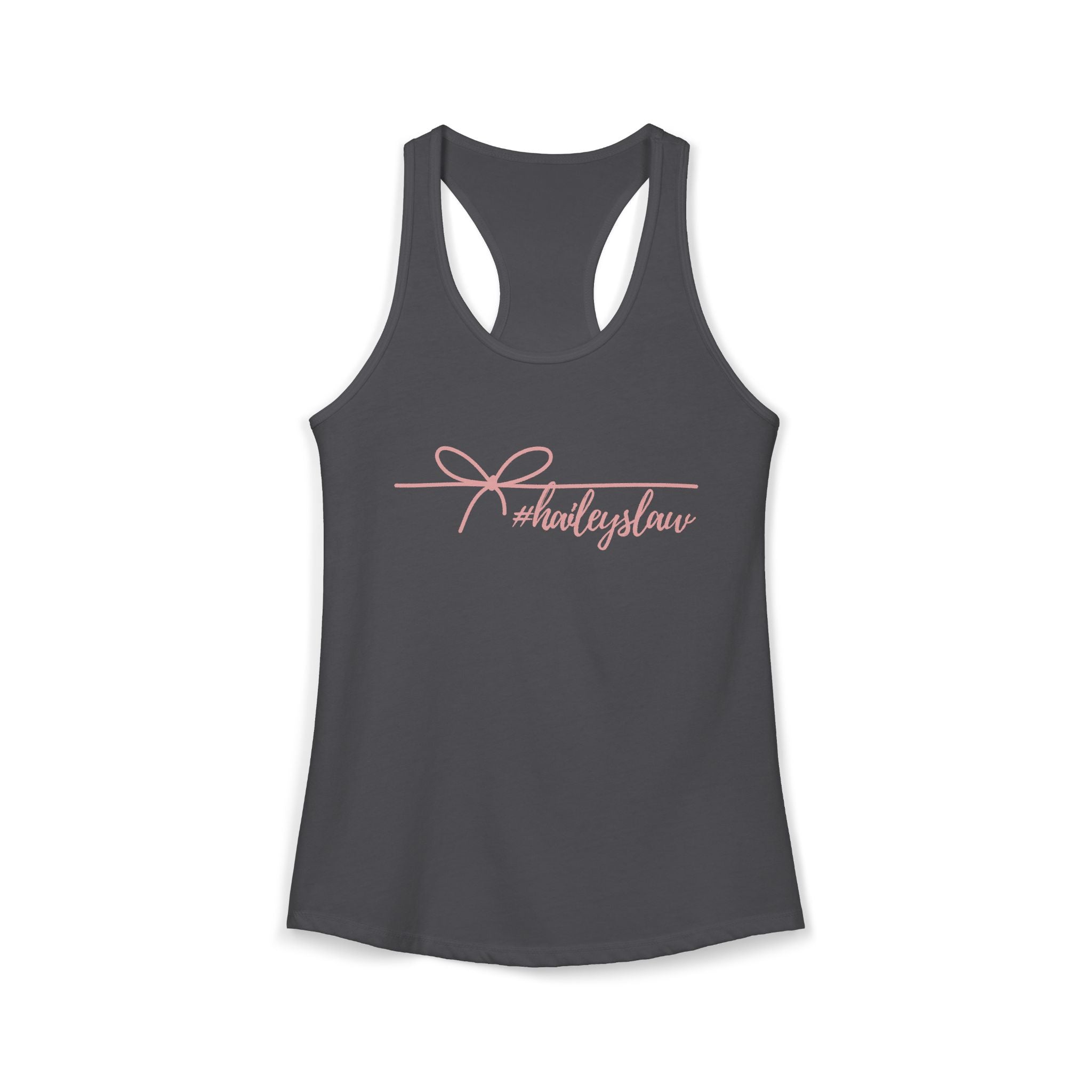 Hailey's Law Signature Script Racerback Tank