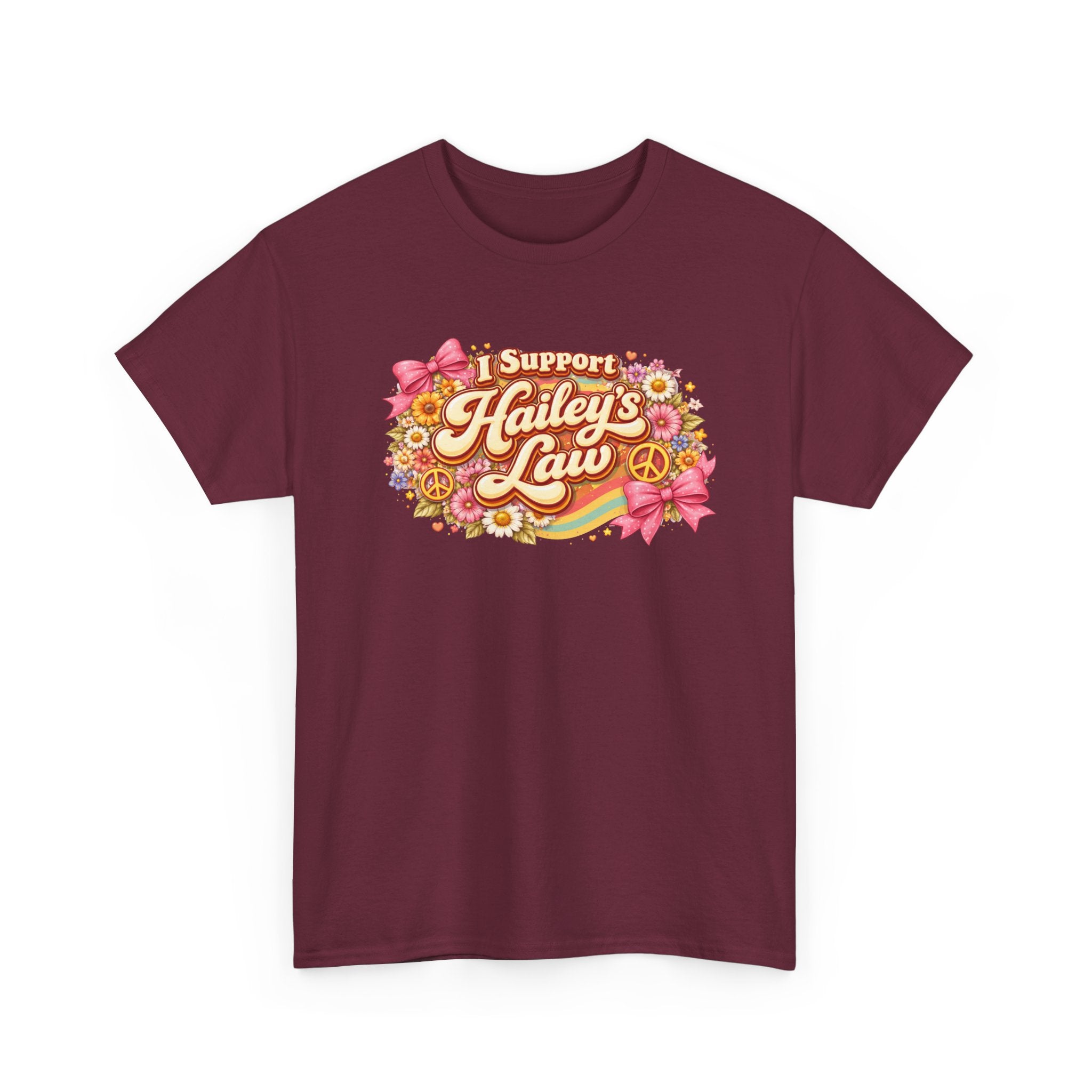 Retro Floral Support Tee