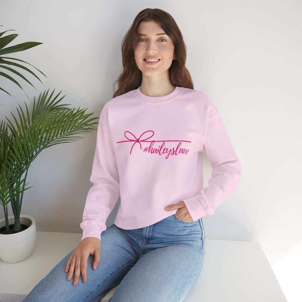 Hailey's Law Signature Script Crewneck Sweatshirt