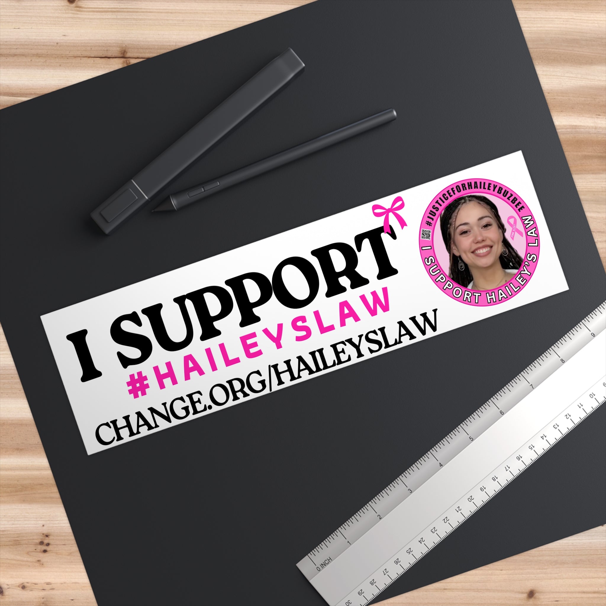 Support Hailey's Law Bumper Sticker
