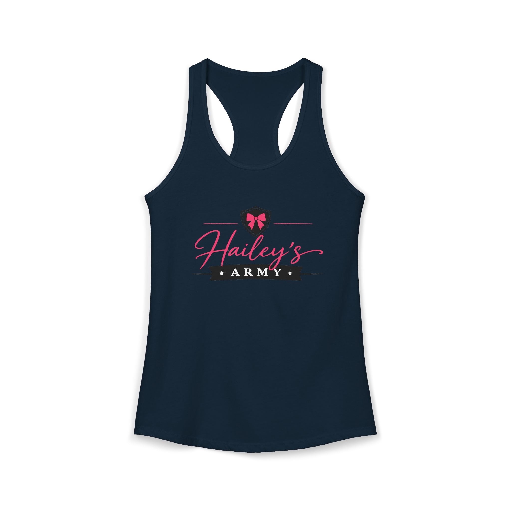 Hailey's Army Logo Racerback Tank