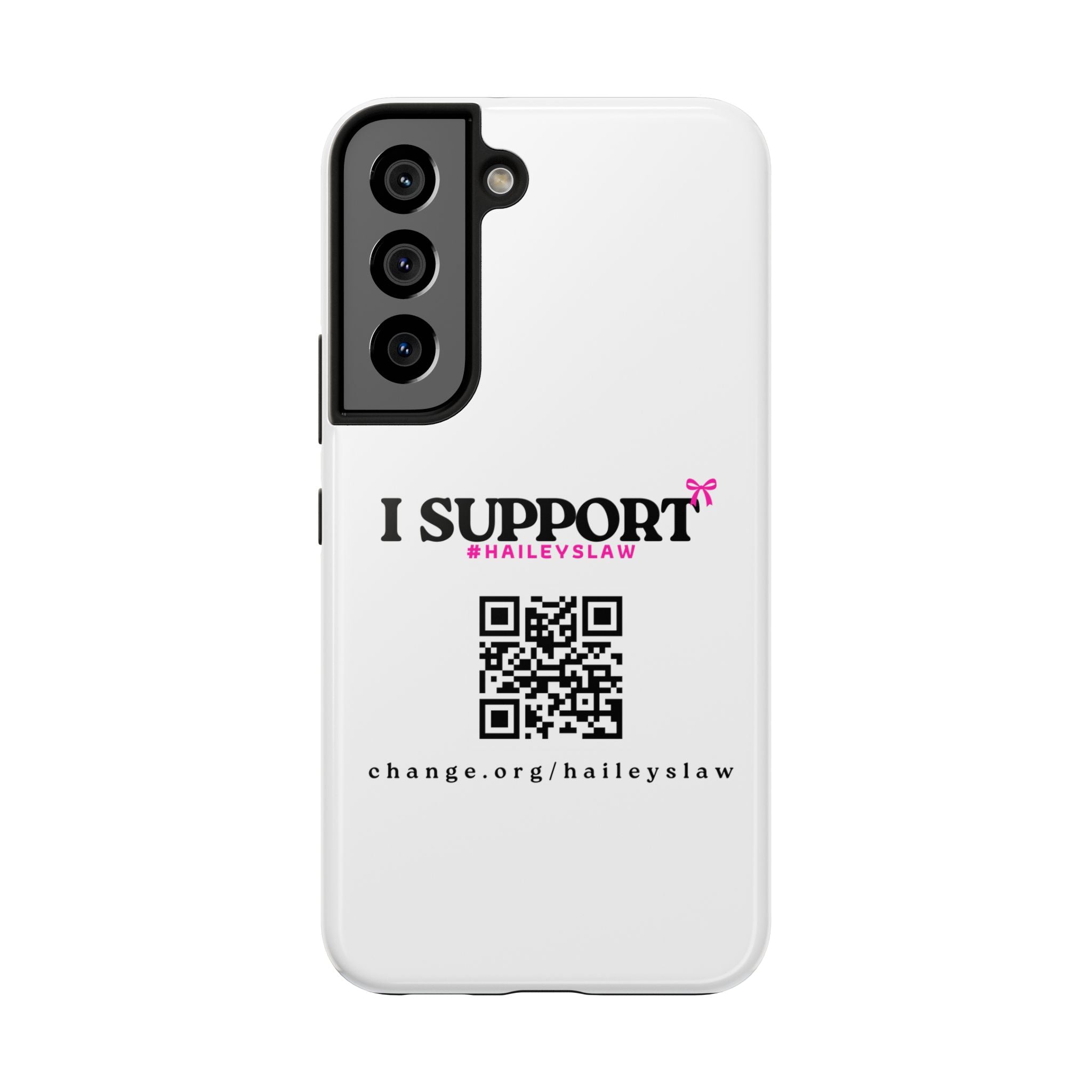 Support Hailey's Law Phone Case - QR Petition