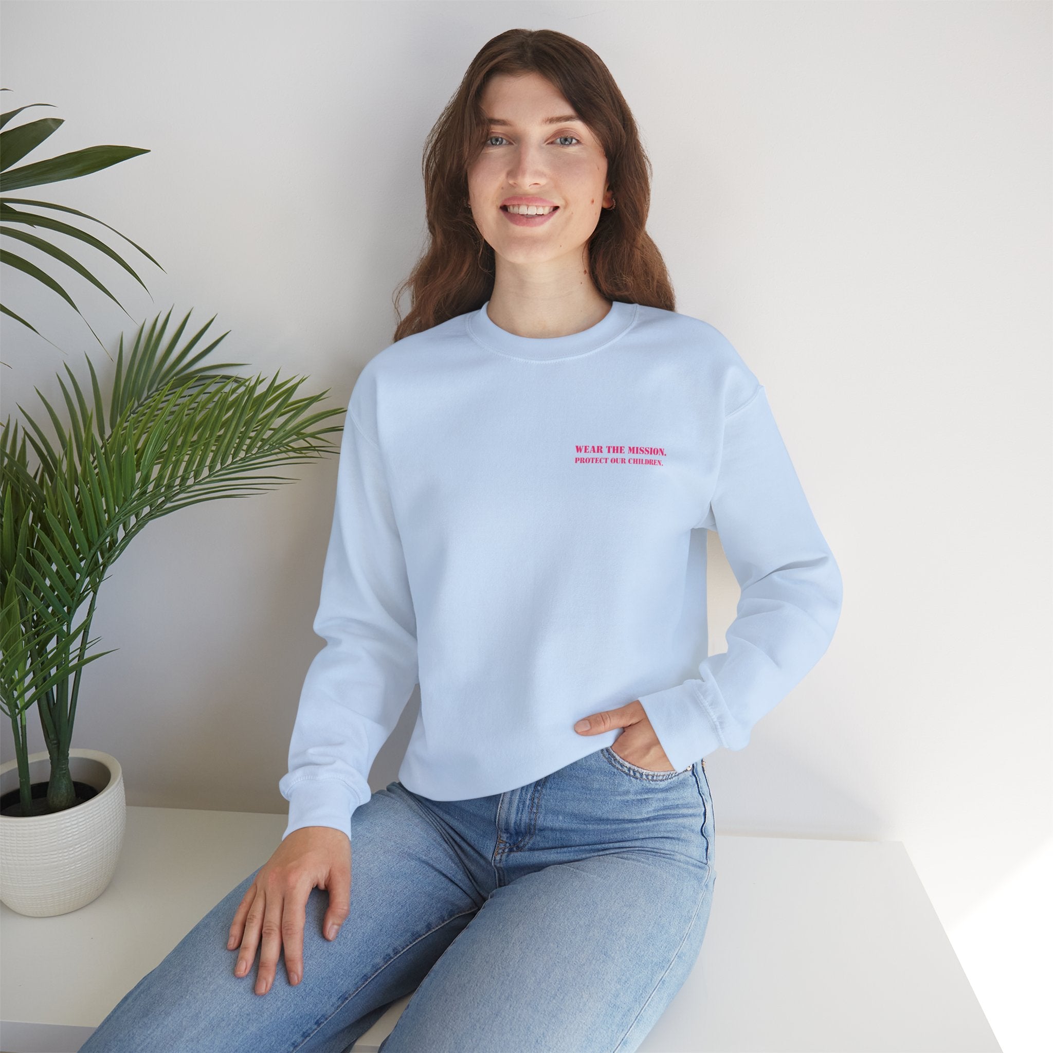 Wear the Mission Crewneck Sweatshirt
