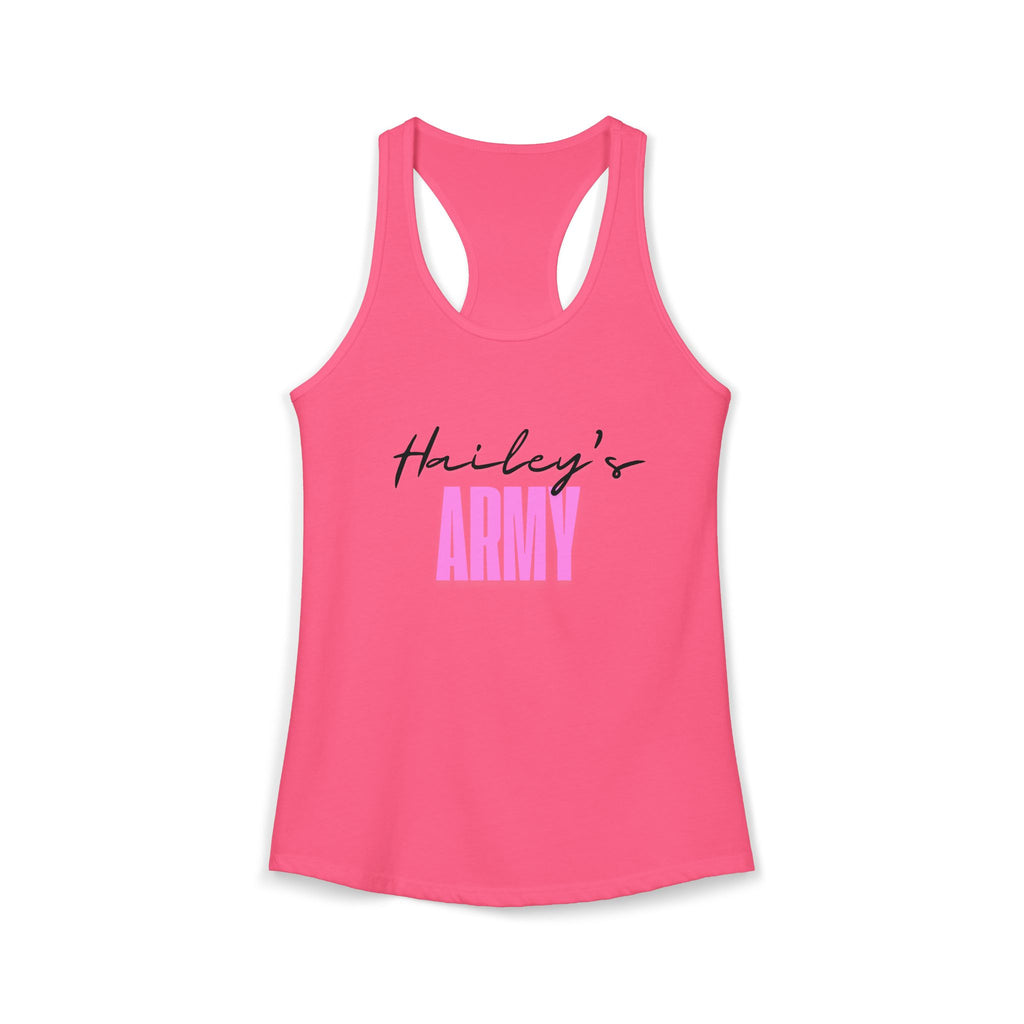 Hailey's Army Racerback Tank