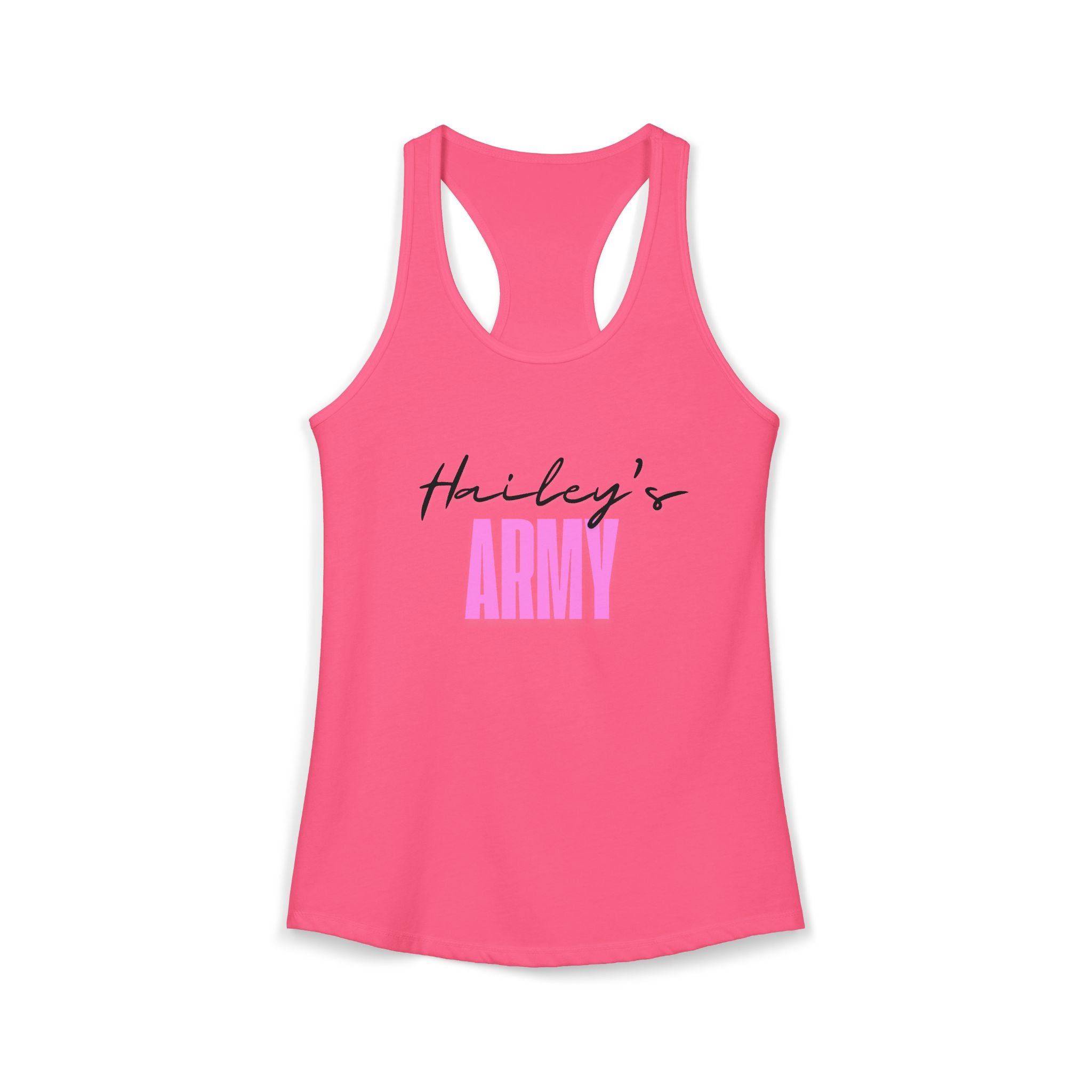 Hailey's Army Racerback Tank