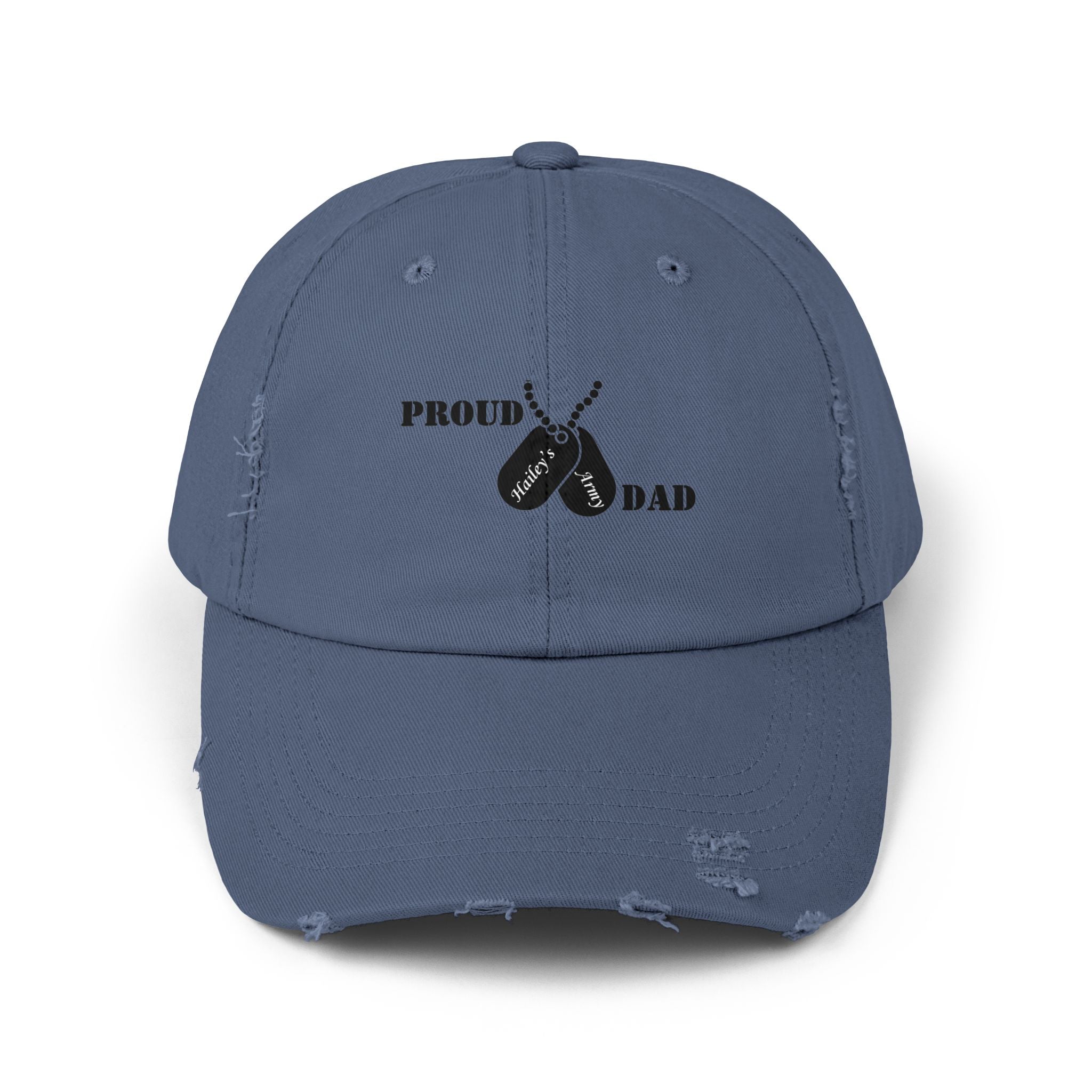 Proud Dad Dog Tag Hat