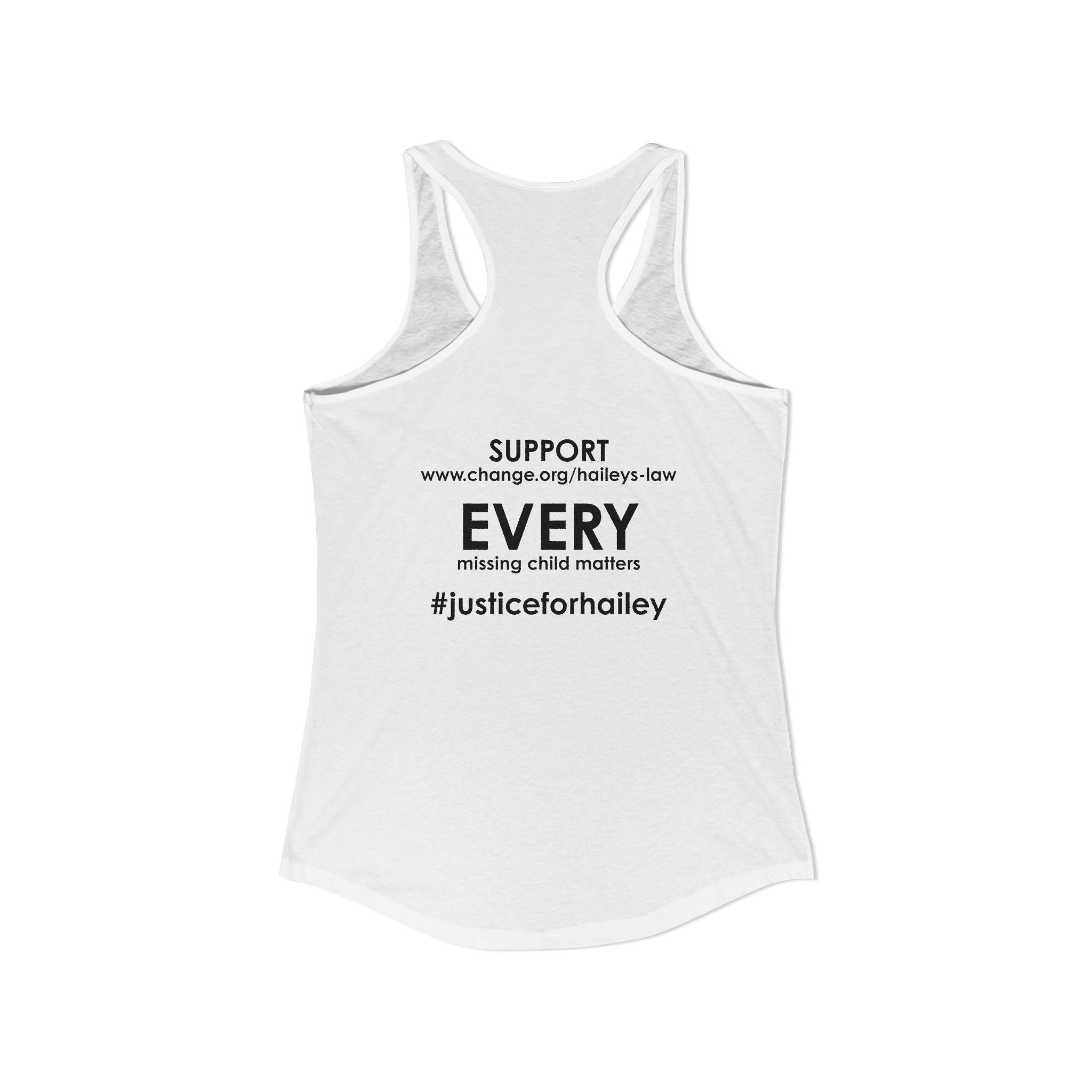 Hailey's Law Awareness Racerback Tank
