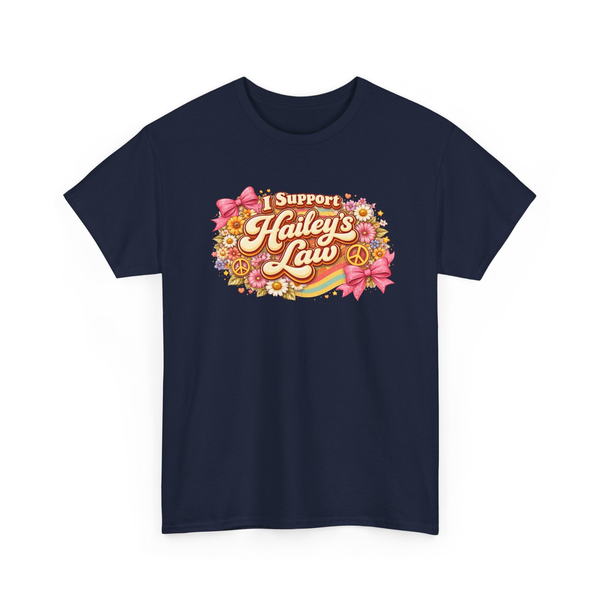 Retro Floral Support Tee