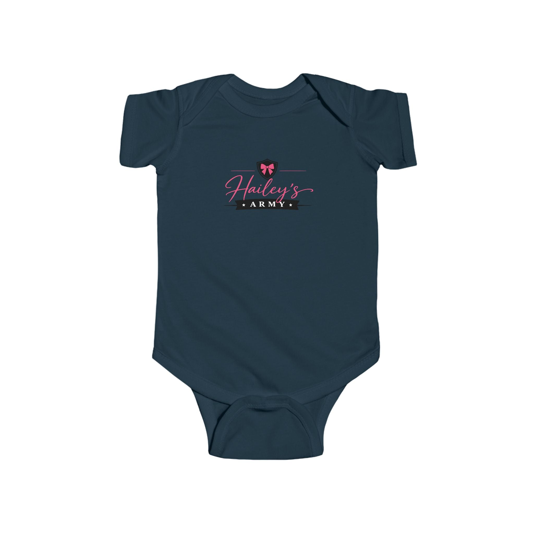 Hailey's Army Logo Onesie