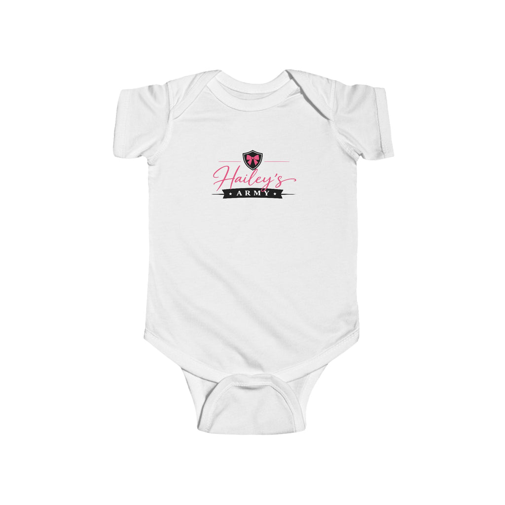 Hailey's Army Logo Onesie