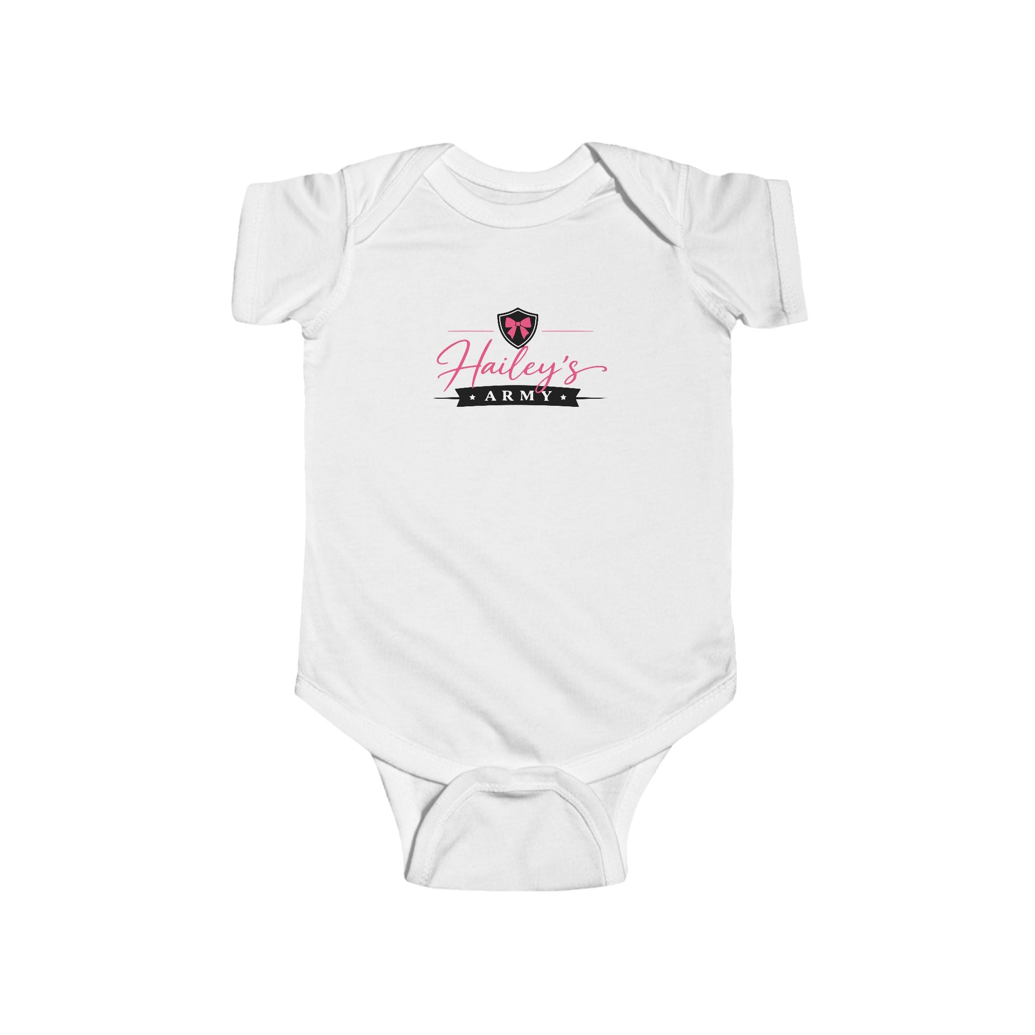 Hailey's Army Logo Onesie