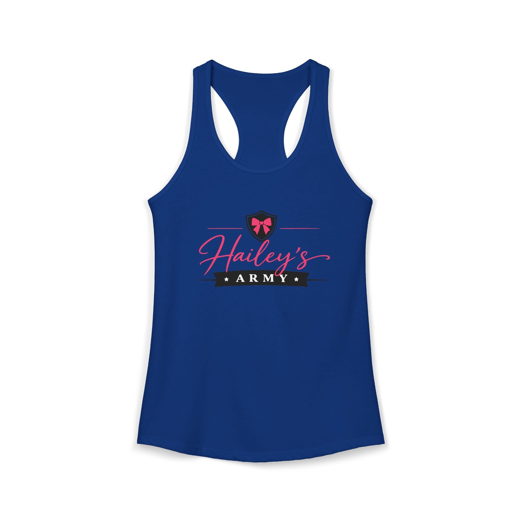 Hailey's Army Logo Racerback Tank