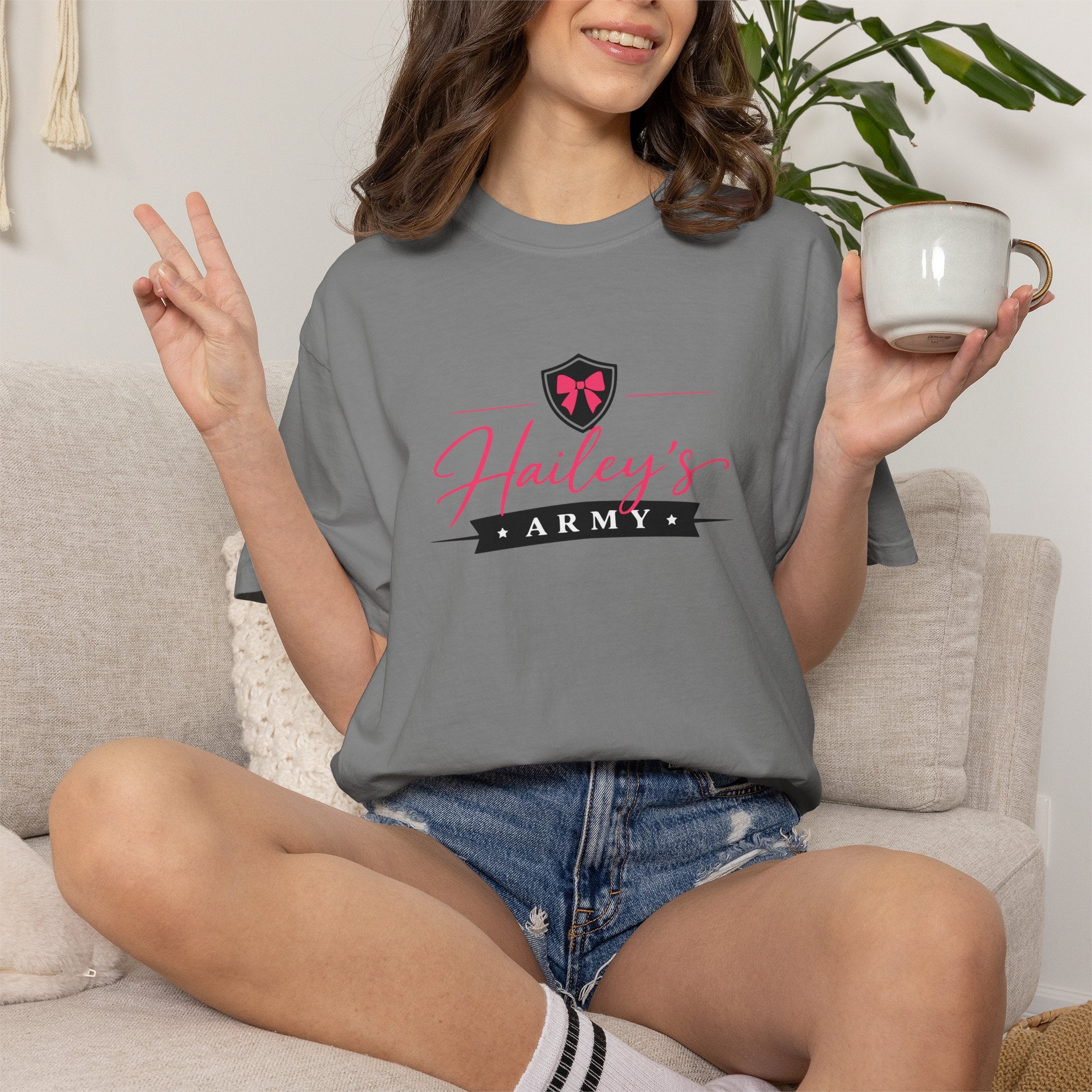 Hailey’s Army Logo Tee