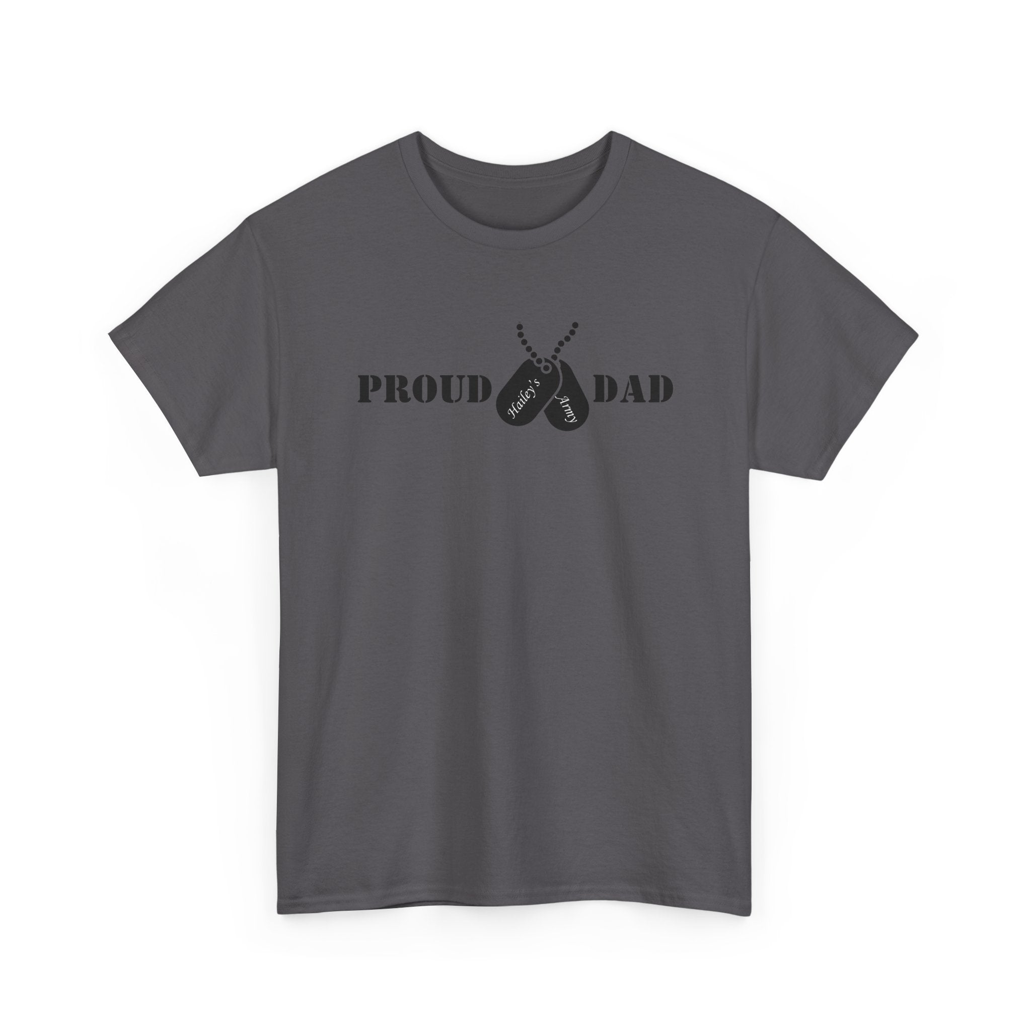 Proud Dad Dog Tag Tee