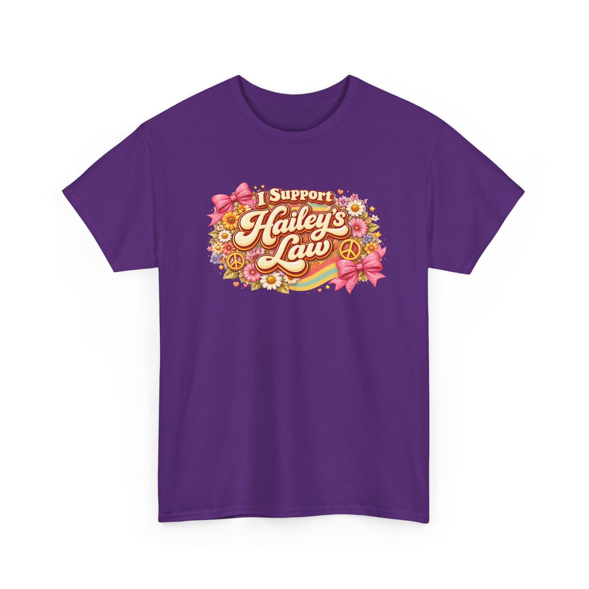 Retro Floral Support Tee