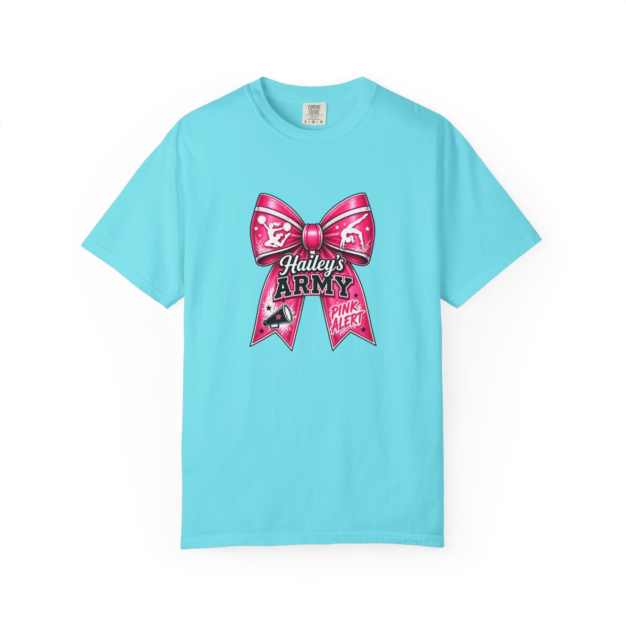 Hailey's Army Gymnastics/Cheer Bow Tee