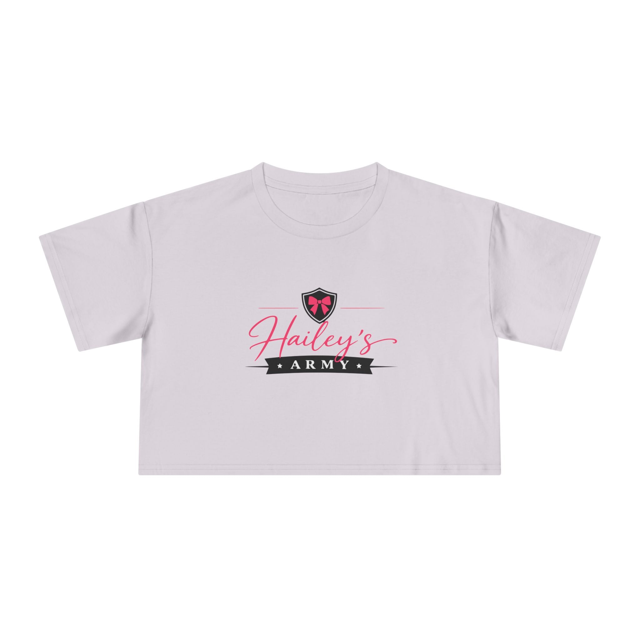 Hailey's Army Logo Crop Top