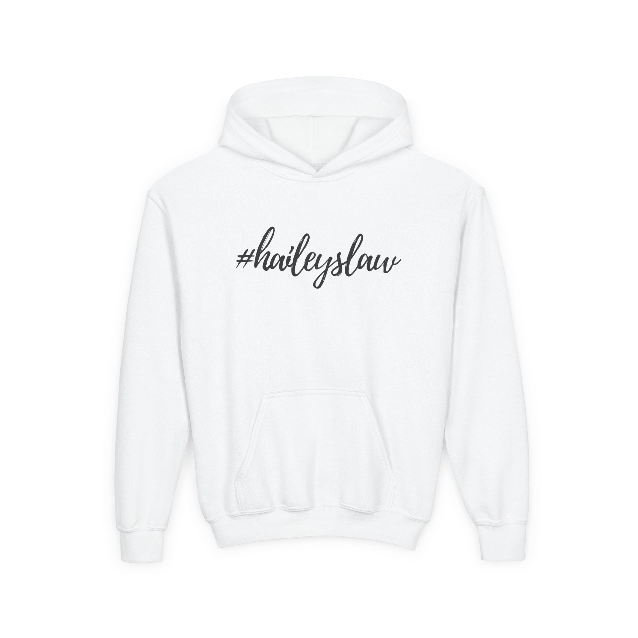 #haileyslaw Hashtag Hoodie - YOUTH