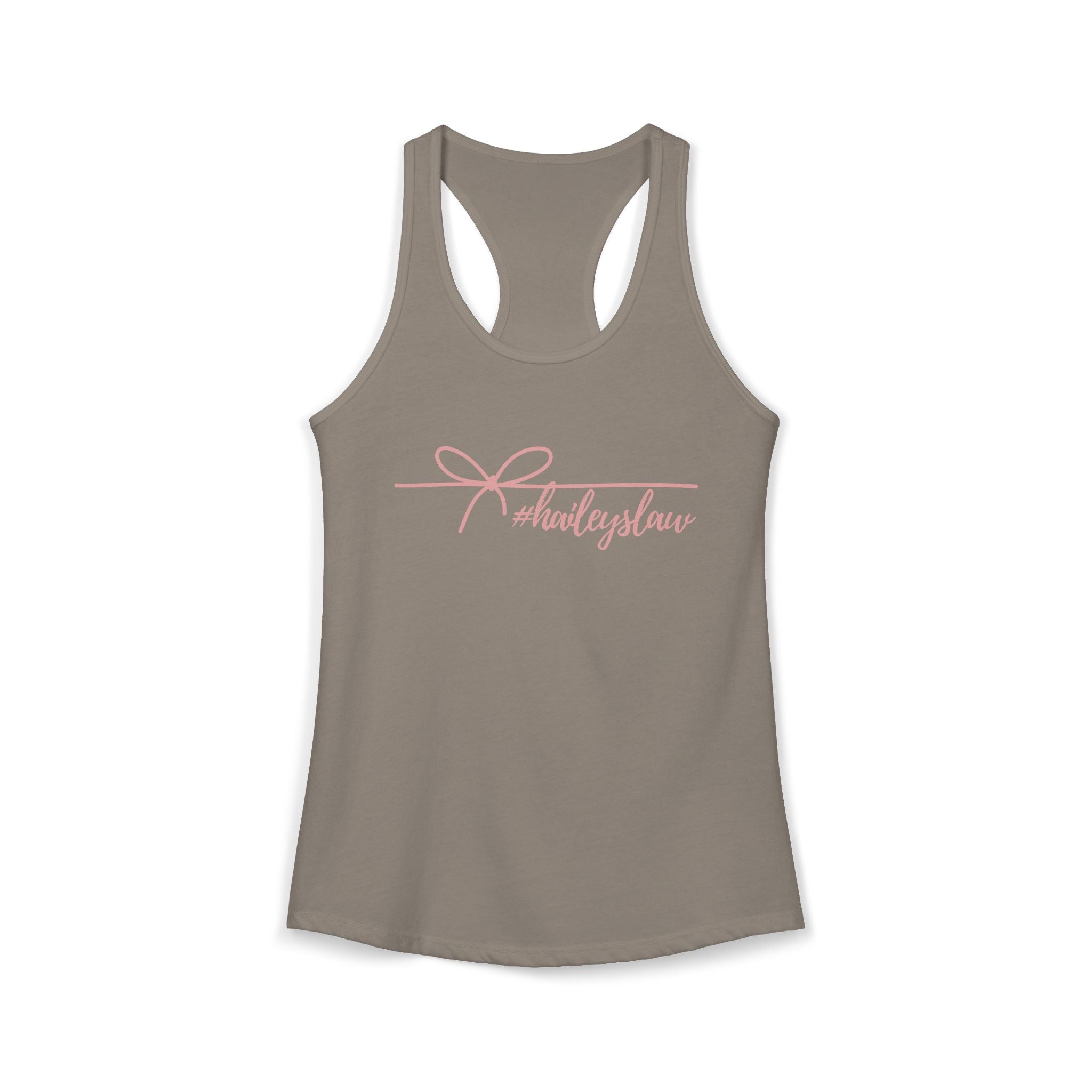 Hailey's Law Signature Script Racerback Tank