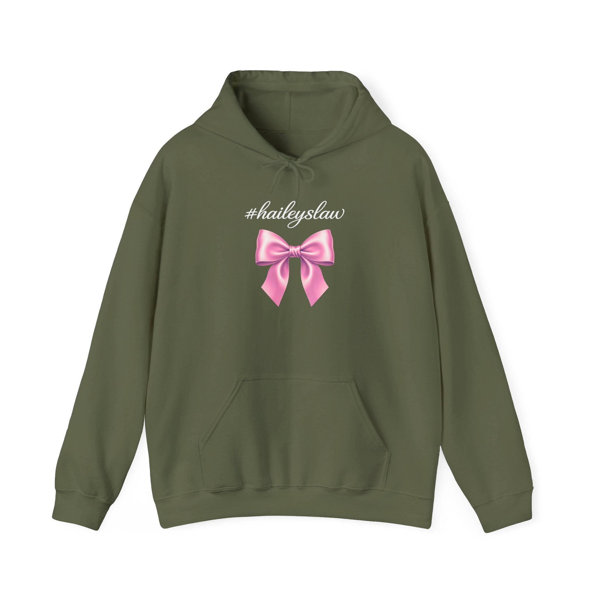 Hailey's Law Pink Bow Hoodie