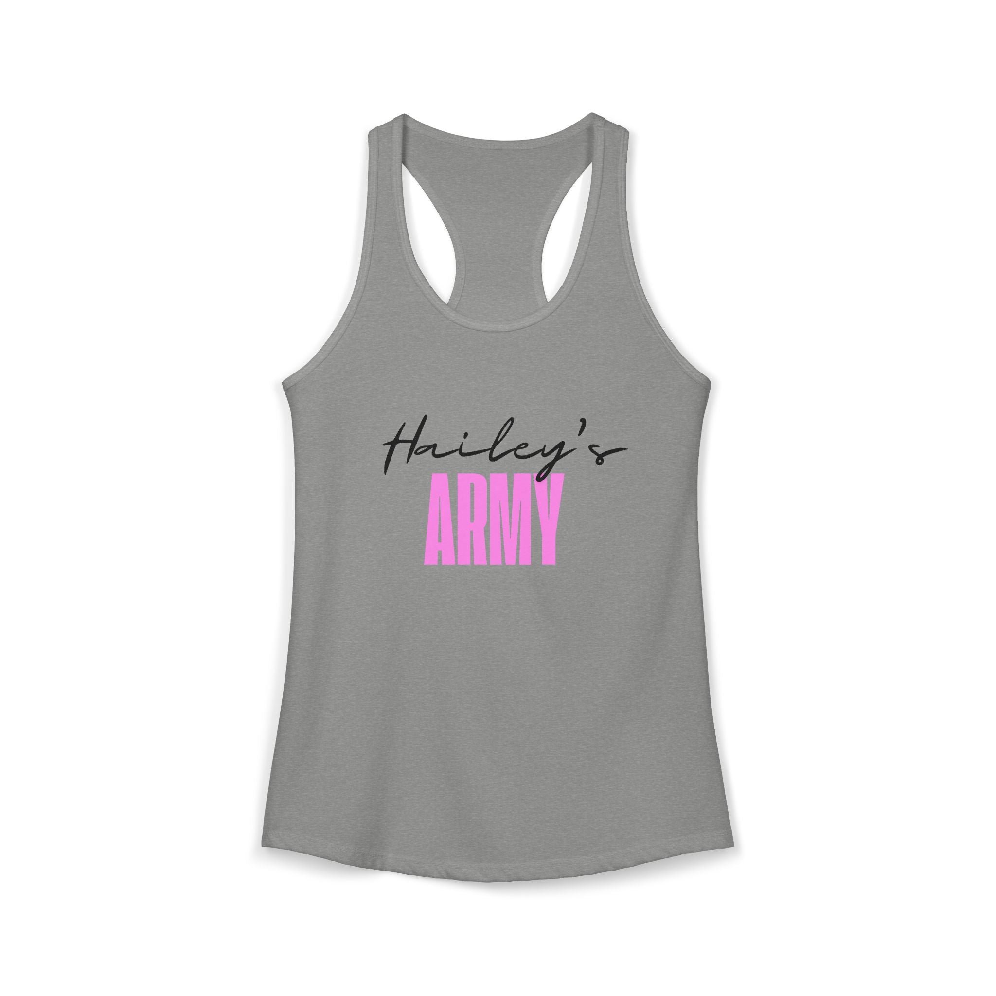 Hailey's Army Racerback Tank