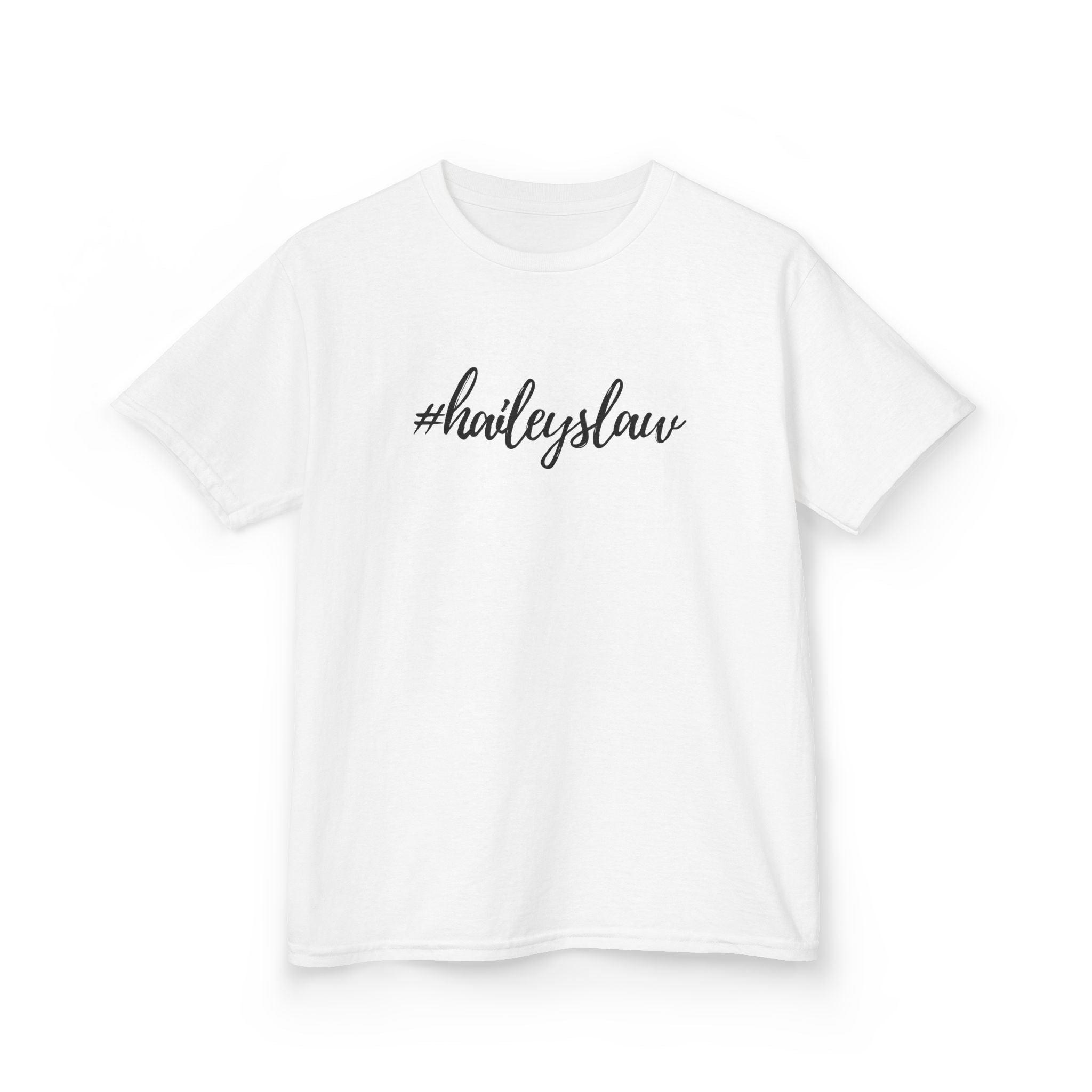 #haileyslaw Hashtag Tee - YOUTH