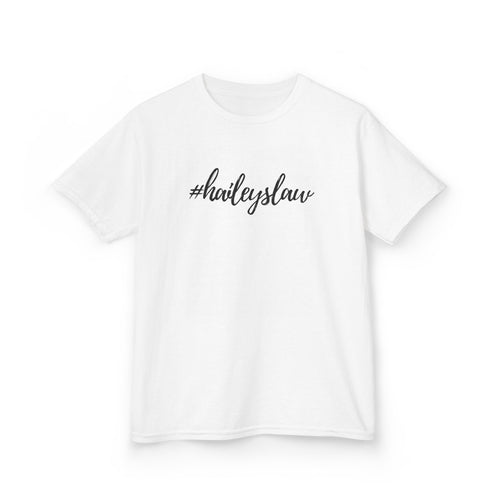 #haileyslaw Hashtag Tee - YOUTH