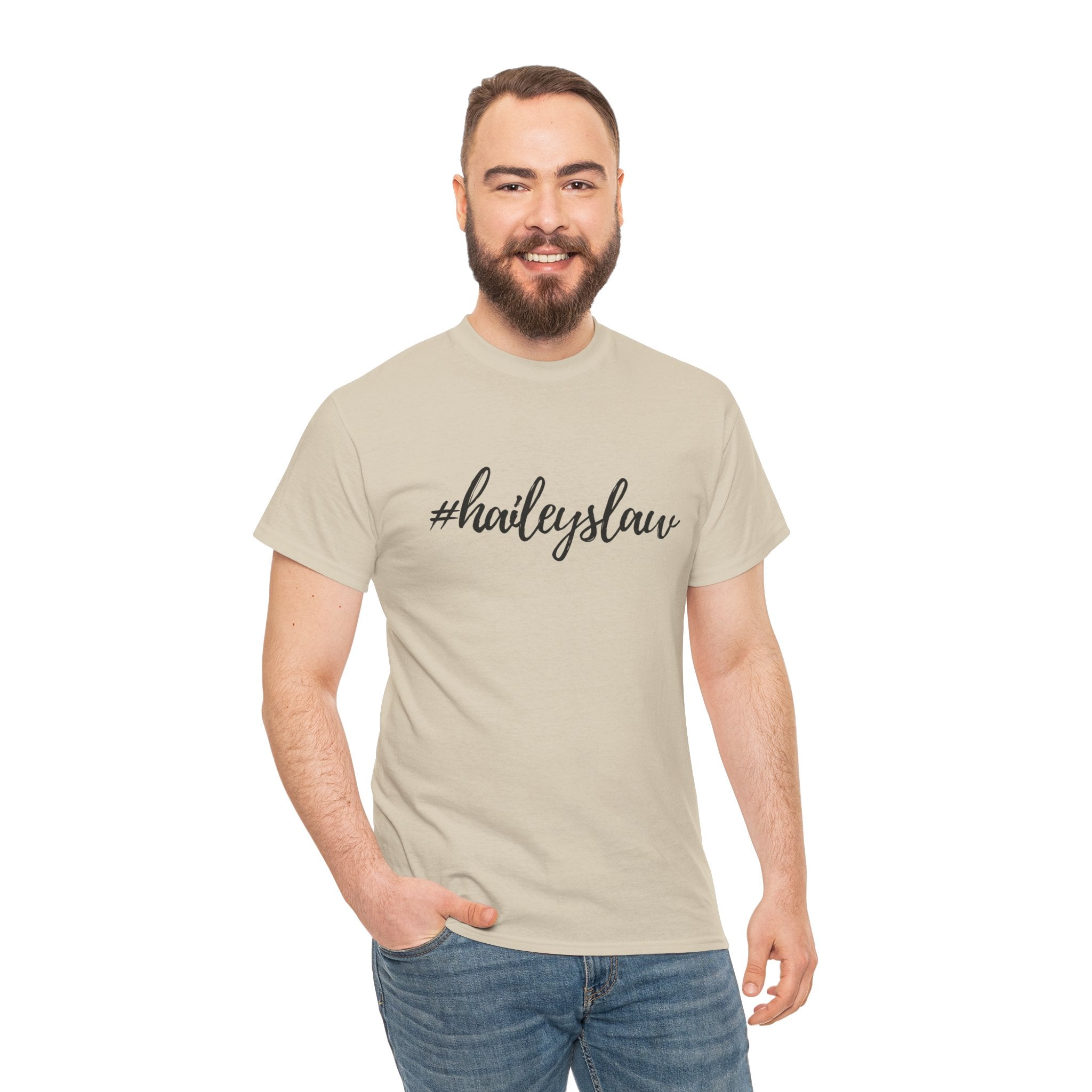 #haileyslaw Hashtag Tee