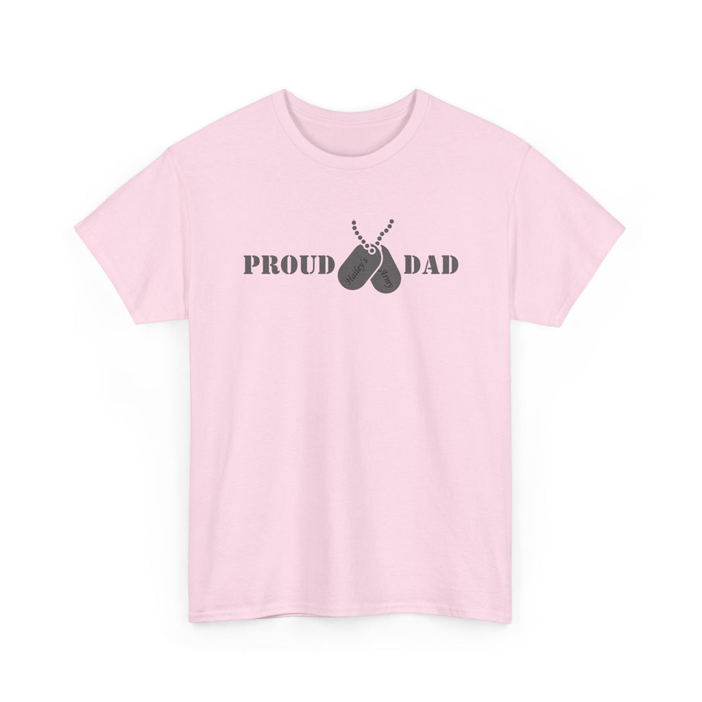 Proud Dad Dog Tag Tee